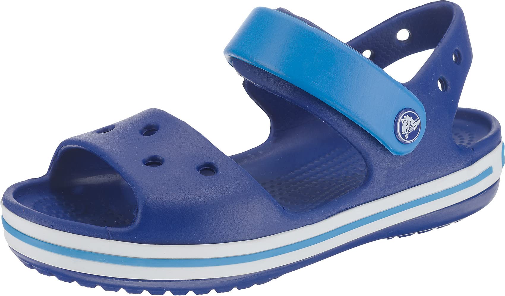 Crocs Kids' Crocband Clogs with Adjustable Straps | Lightweight & Comfortable Moulded Croslite Sandals for Boys & Girls | Perfect for Beach, Pool, and Outdoor Play