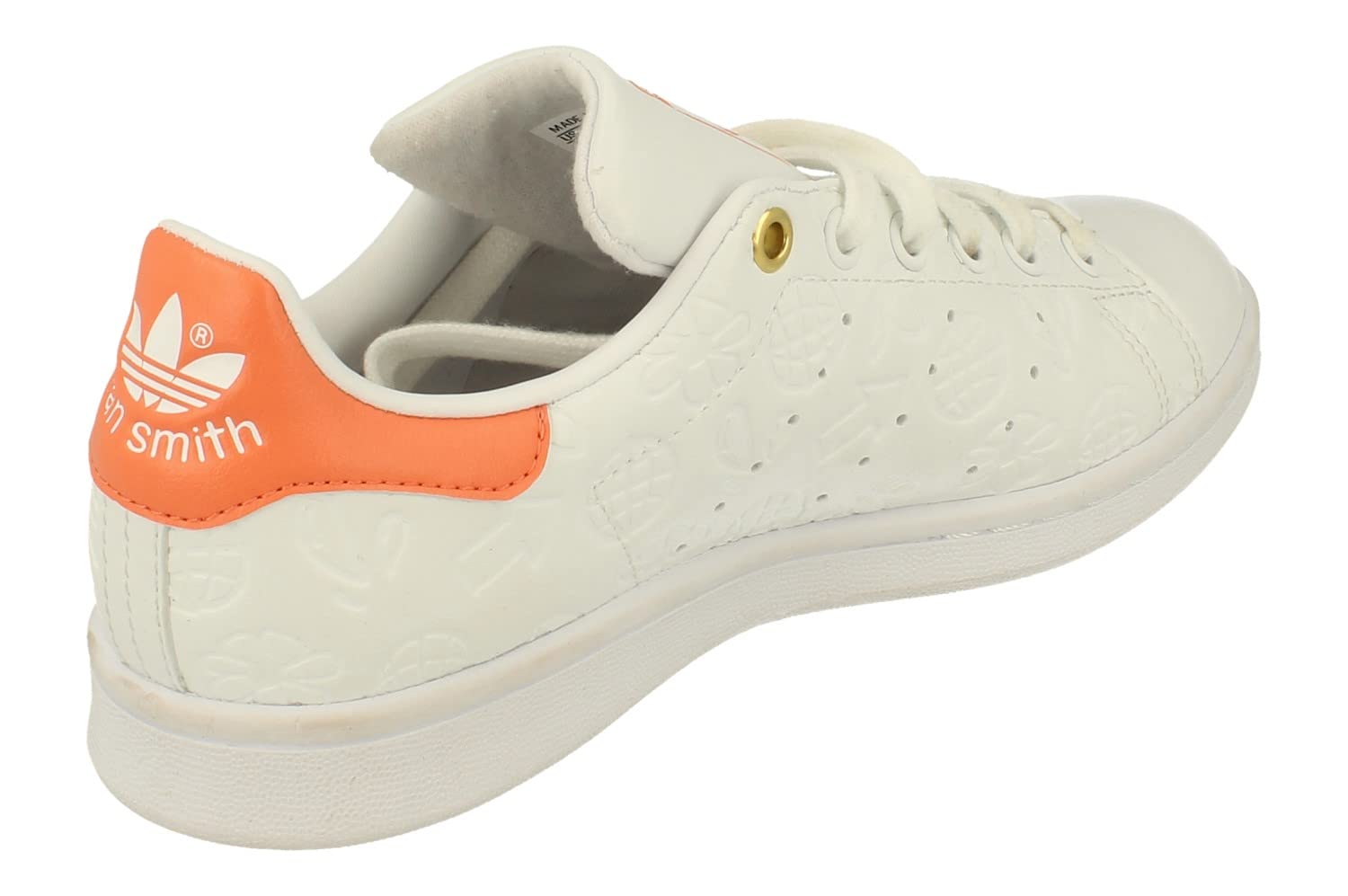 Adidas Originals Stan Smith Women's White Sneakers - Size UK 5 / US 6.5 / EU 38 (FX5677) | Classic Comfort for Casual Wear, Gym & Everyday Fashion