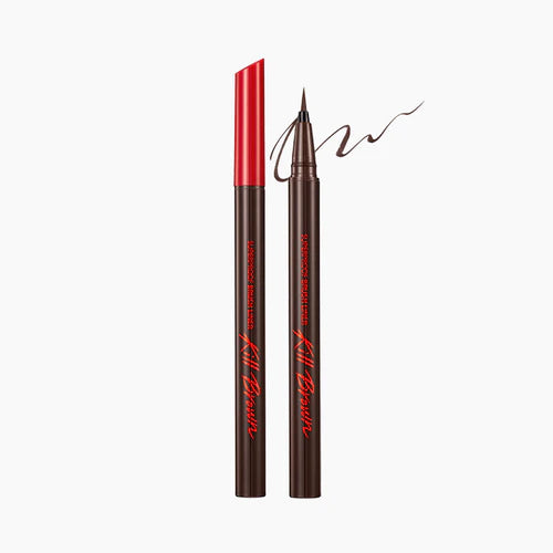CLIO Superproof Brush Liner - 0.55ml Waterproof Eyeliner Pen for Long-Lasting Makeup | Perfect for Daily Use, Party & Special Occasions