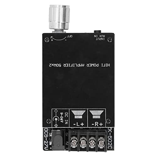 TPA3116D2 Stereo Audio Amplifier Board - 2.0 Channel Class D HiFi Power AMP Module (5-27V) with Filter for Headphones, Home Theater & DIY Speaker Projects | Perfect for Car Audio, PC Speakers & Home Sound Systems