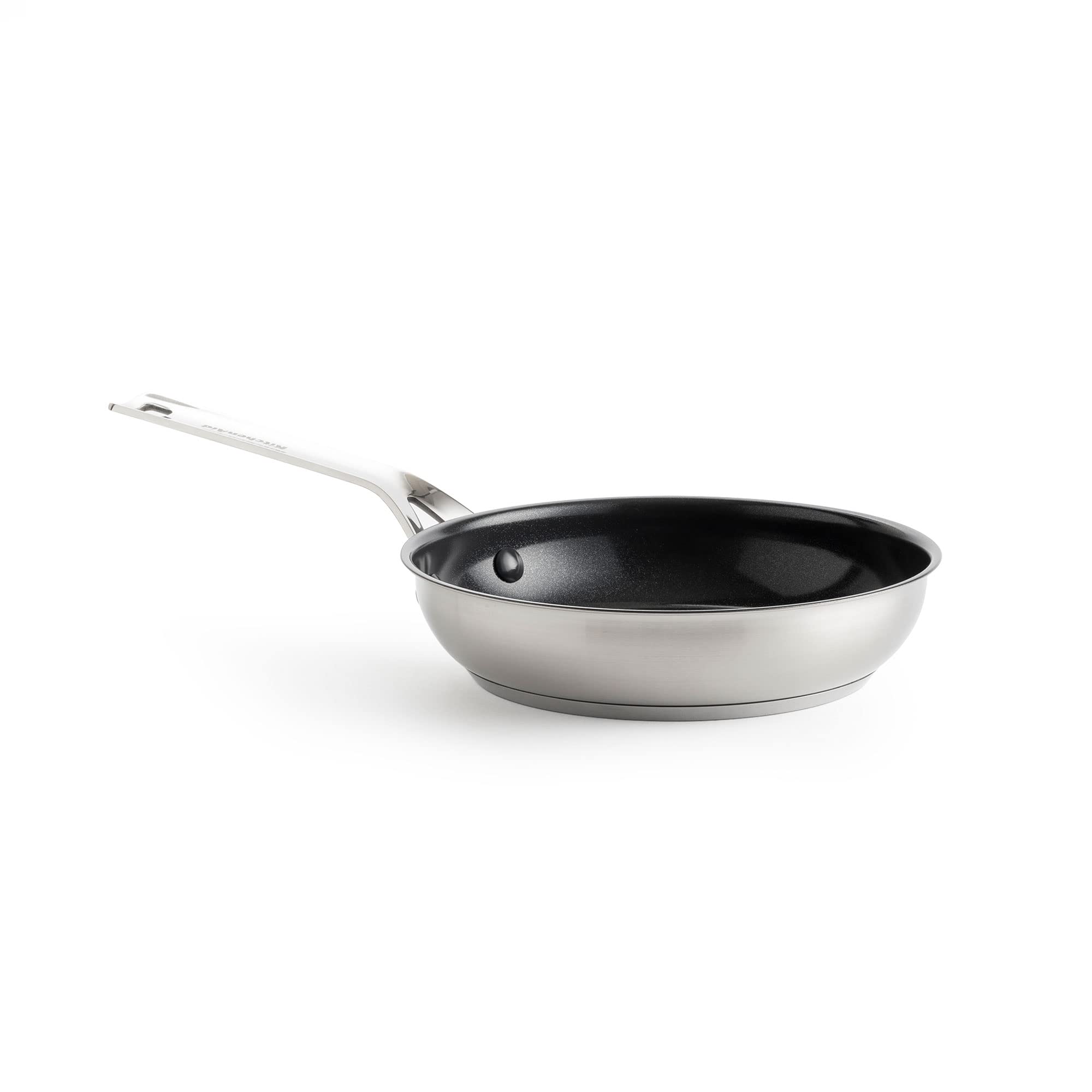 **KitchenAid Stainless Steel PFAS-Free Healthy Ceramic Non-Stick 28 cm Frying Pan - Induction & Oven Safe, Dishwasher Safe, Silver - Perfect for Sautéing, Frying & Baking**