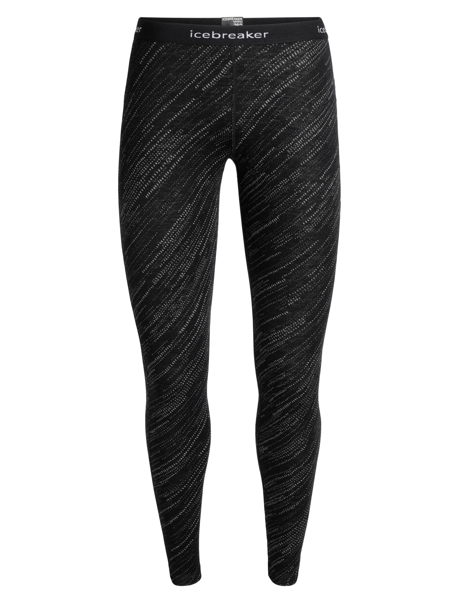 250 Vertex Leggings Snow Storm - Women's High Waist Yoga Pants for Running, Workout & Winter Sports - Thermal Fleece Lined Tights for Cold Weather