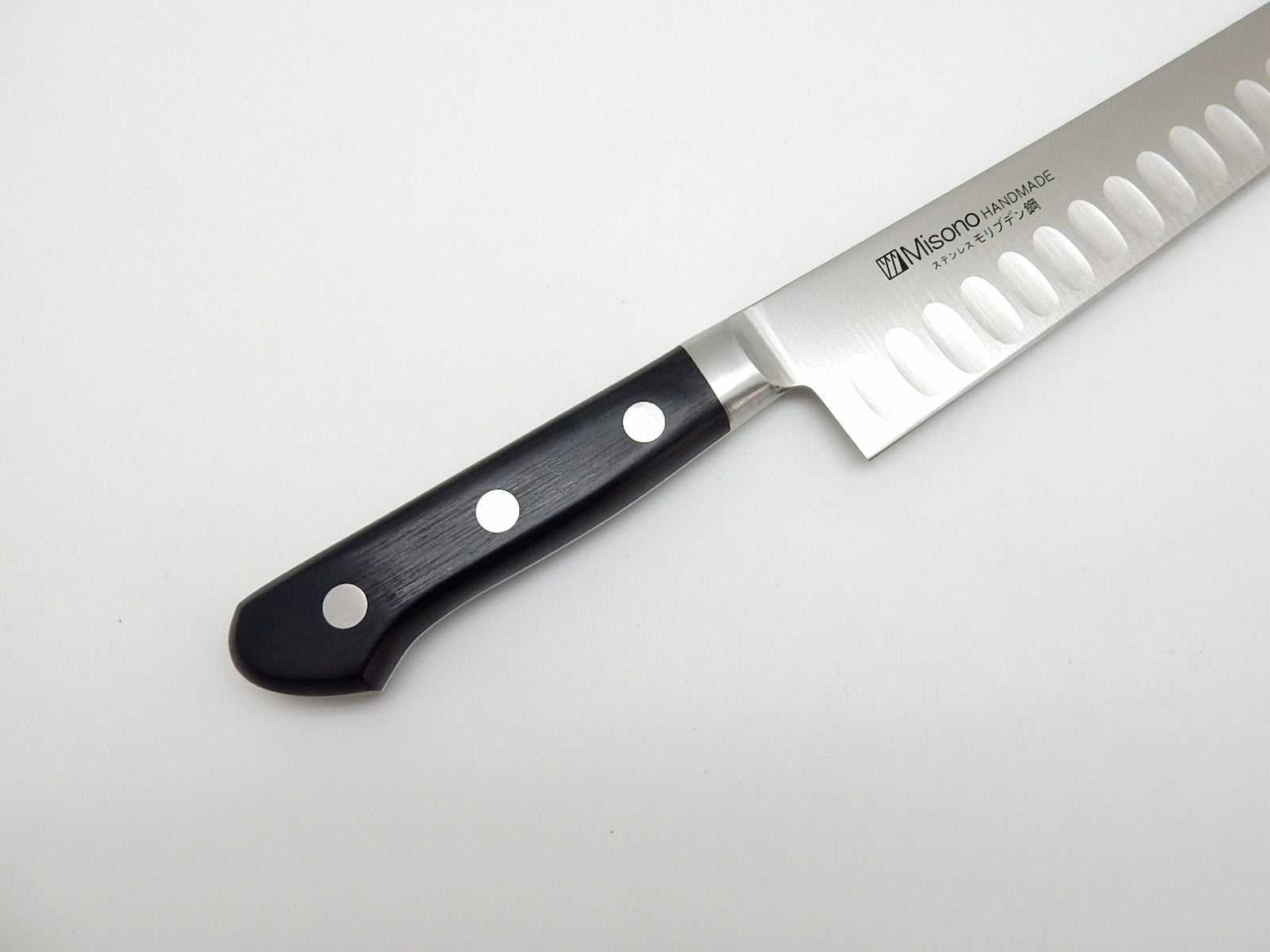 Misono Molybdenum Steel Sujihiki Knife - Razor Sharp Japanese Slicing Knife with Dimpled Blade for Sushi, Meat & Poultry - Perfect for Chefs & Home Cooking