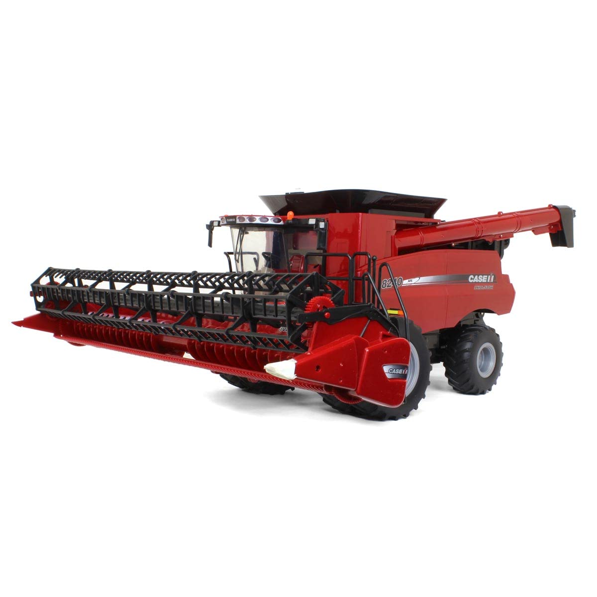 ERTL 1/16 Scale Case IH 8240 Combine Harvester Toy with Detachable Grain Head & Corn Head Set #47391 - Perfect for Farm Toy Collectors, Display, and Agricultural Education