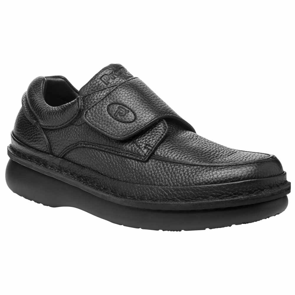 Propét Men's Scandia Strap Slip-On Shoes - Comfortable Casual Walking Shoes for Men with Arch Support - Perfect for Travel, Work & Everyday Wear