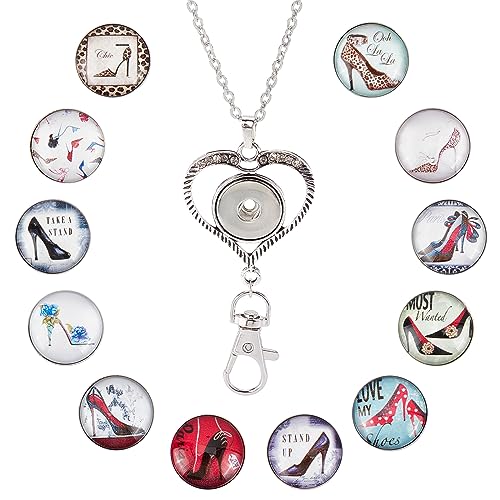 1+12 High Heel Button Lanyard