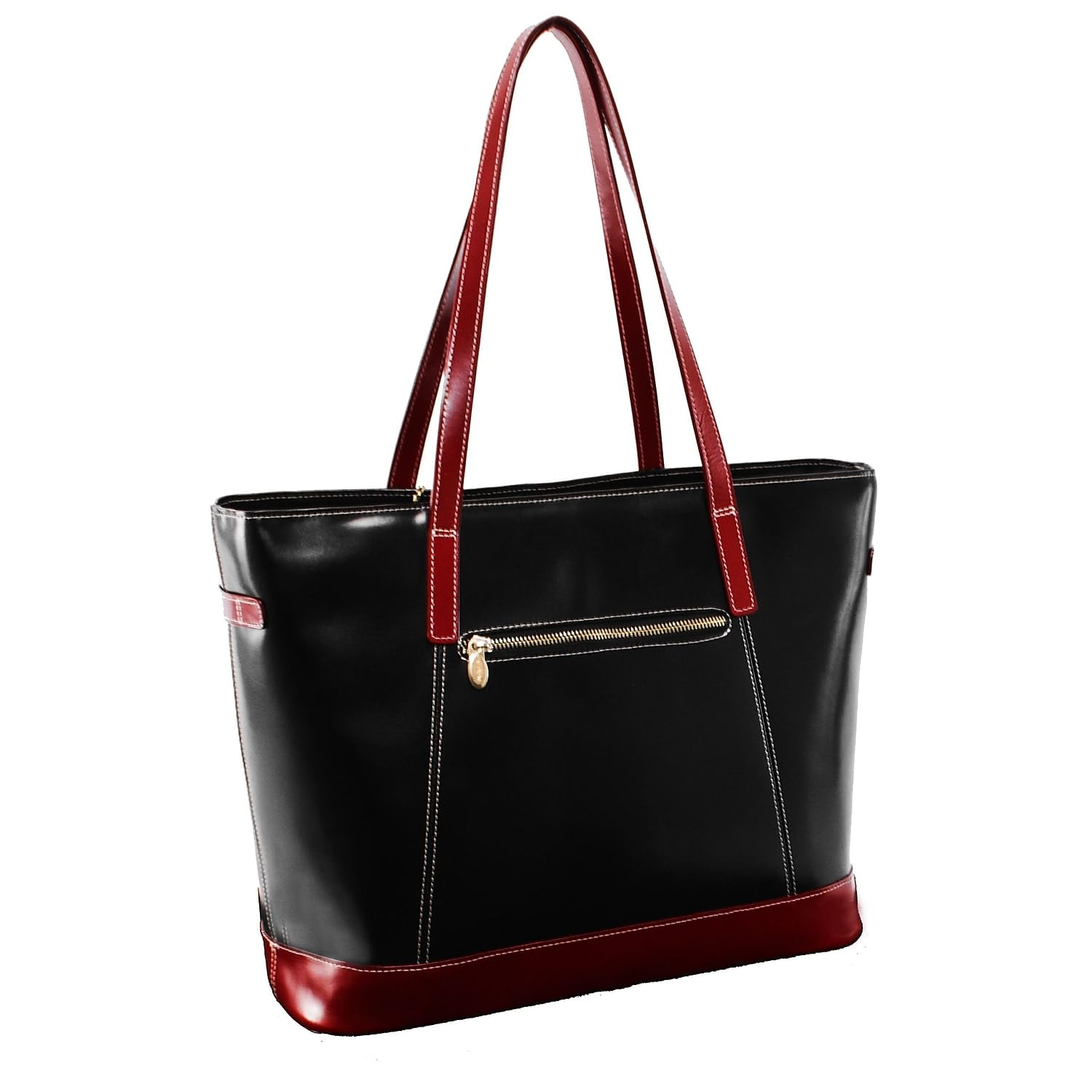 McKlein Serafina Genuine Leather Women's Tote Bag with Tablet Pocket - Stylish Work Bag for Office, Travel & Everyday Use