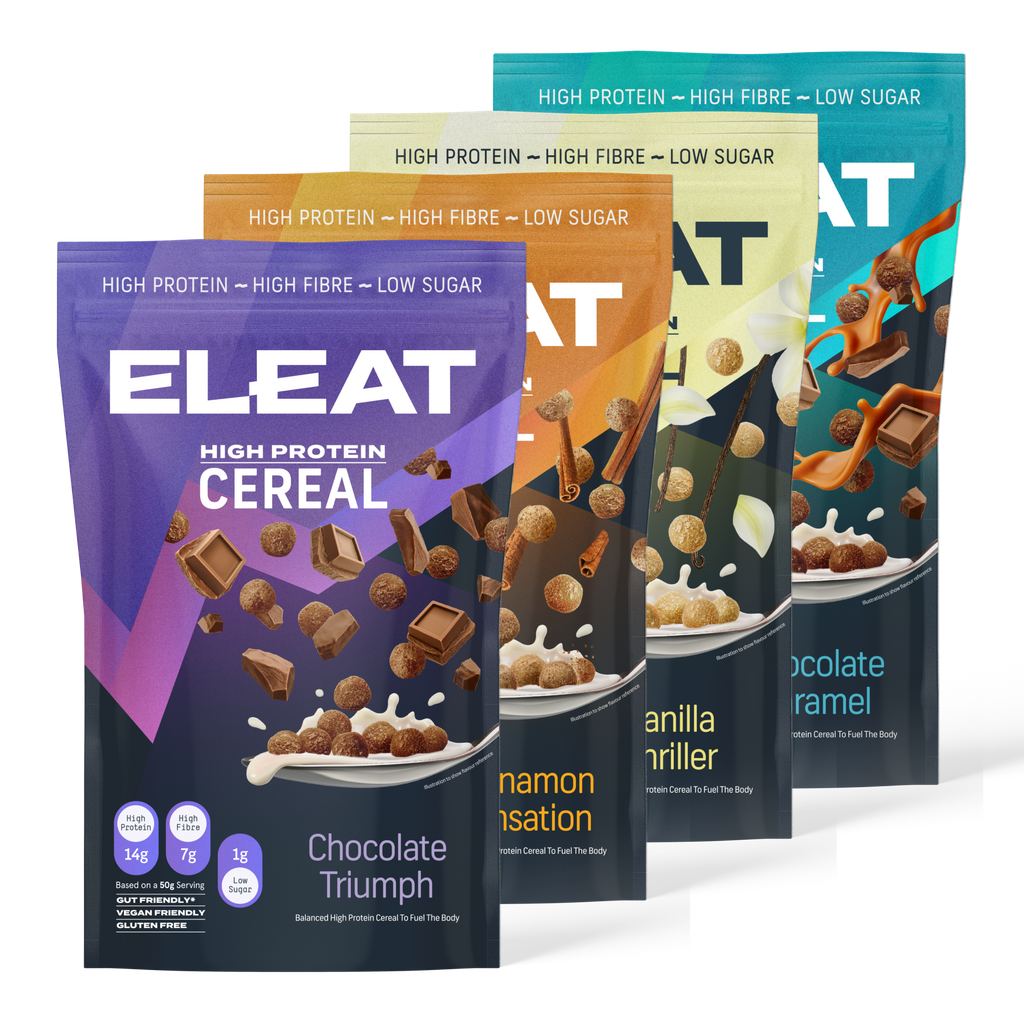 Eleat Balanced High Protein Cereal 250g - Healthy Breakfast & Snack for Fitness, Weight Loss & Active Lifestyle