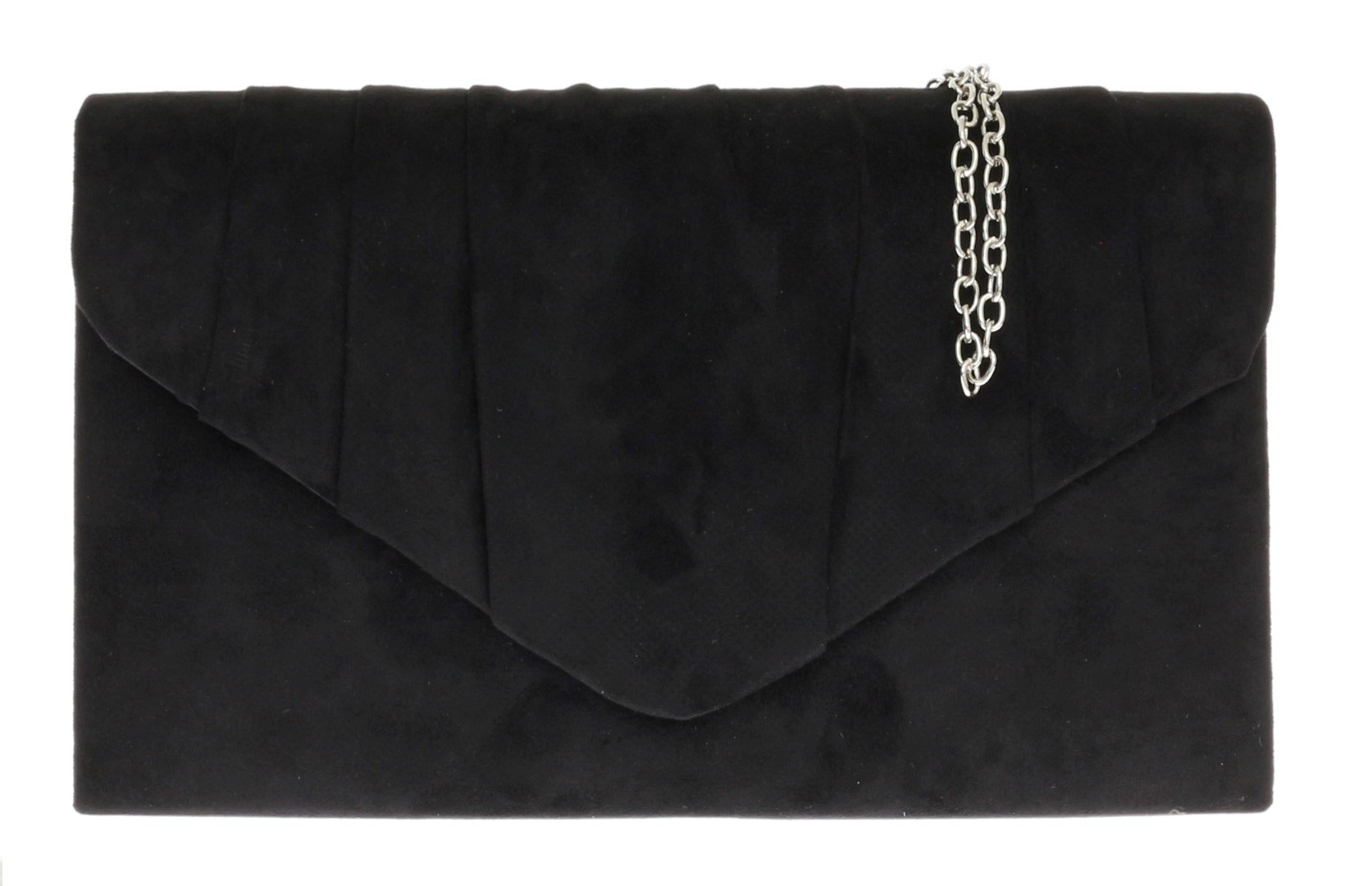 Stylish Faux Suede Pleated Clutch Bag for Women - Elegant Evening Party Purse, Wedding & Special Occasion Accessory