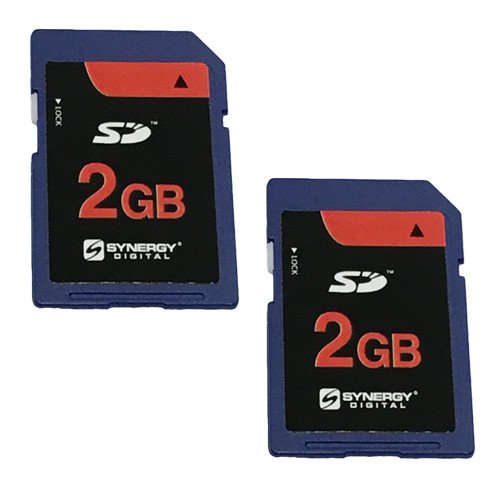HP PhotoSmart 435 2GB SD Memory Card Twin Pack - for Digital Cameras & Storage