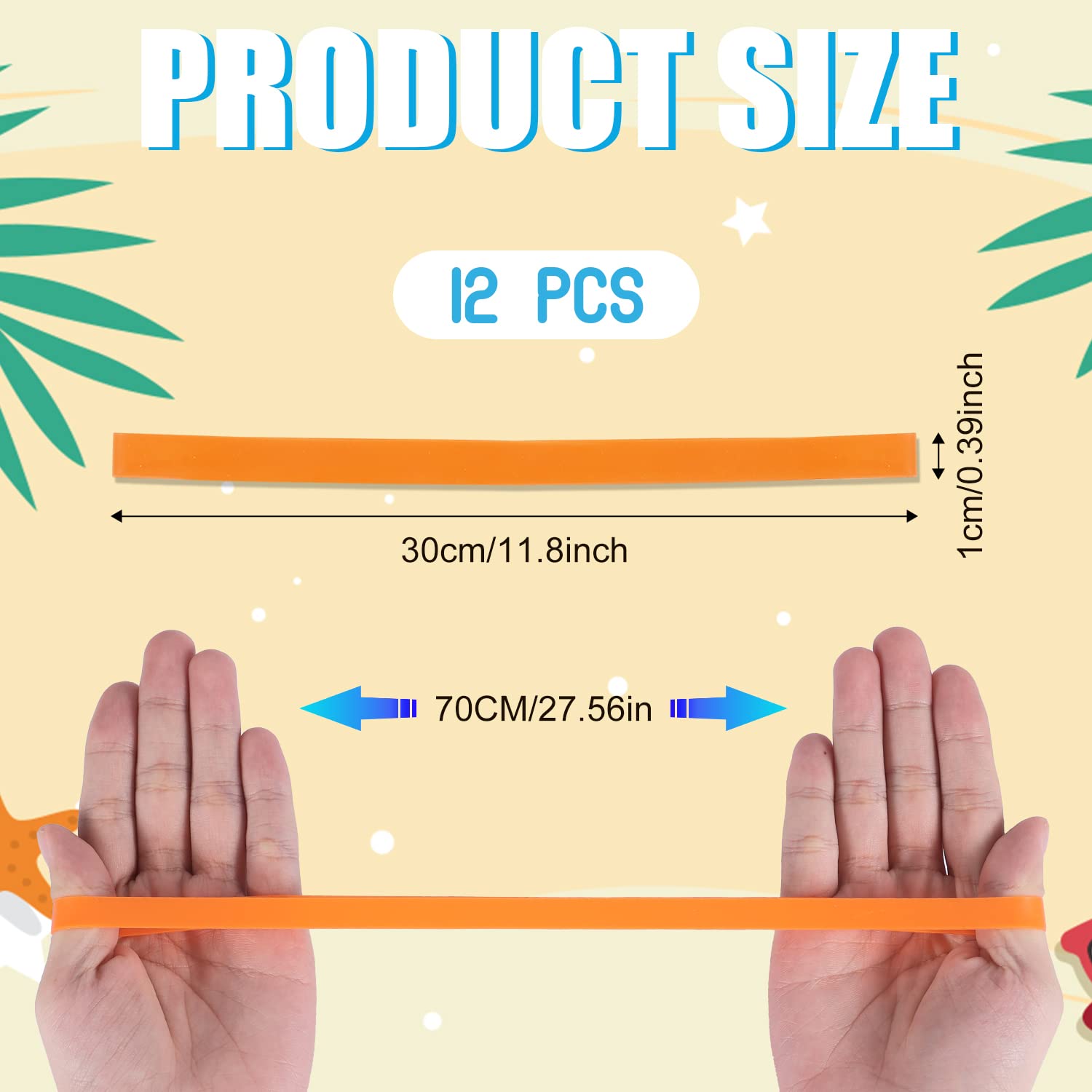 12 Pack Stretchable Silicone Beach Towel Clips - Colorful Towel Holders for Beach Chairs, Poolside & Vacation - Secure Your Towel at the Beach, Pool or Backyard (Multi-Colored)