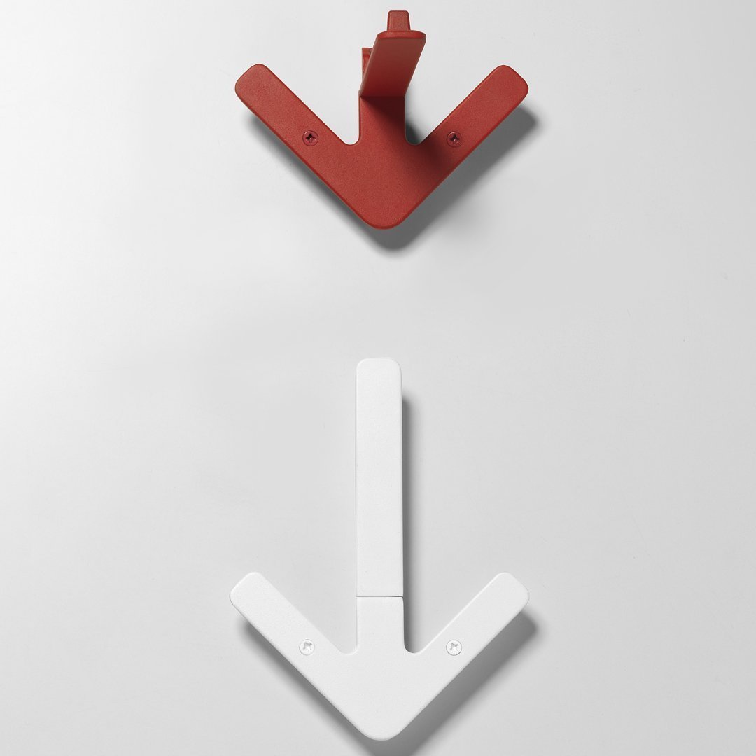 Hallen Arrow Hanger - Modern Wall Hook for Coats & Hats - Design House Stockholm - Perfect for Entryway, Bedroom & Closet Organization