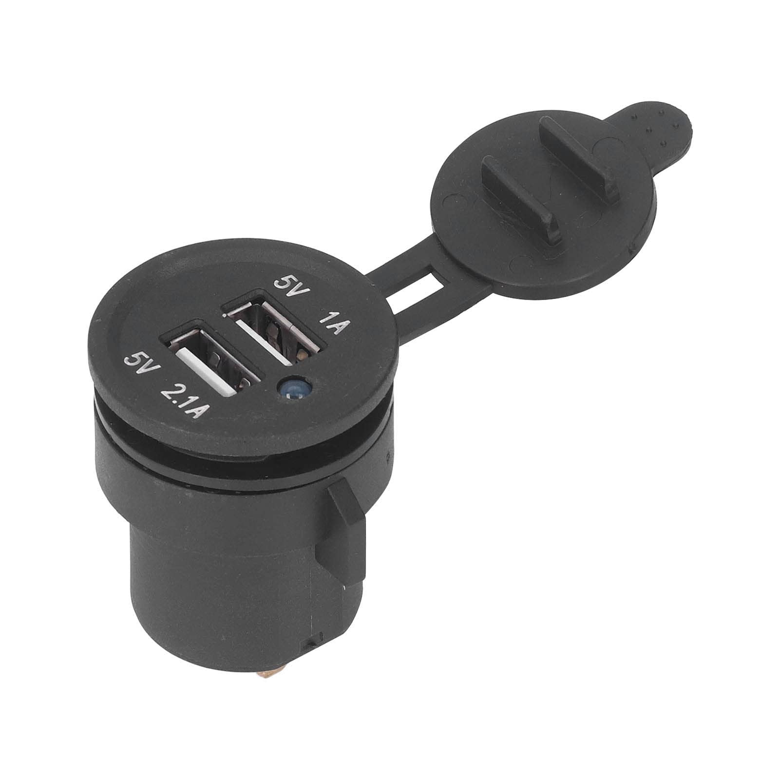 FTVOGUE Waterproof Dual USB Car Charger 5V 2.1A/1A - Fast Charging Port for Motorcycle, Boat, Marine, RV - Perfect for Road Trips, Camping & Outdoor Adventures