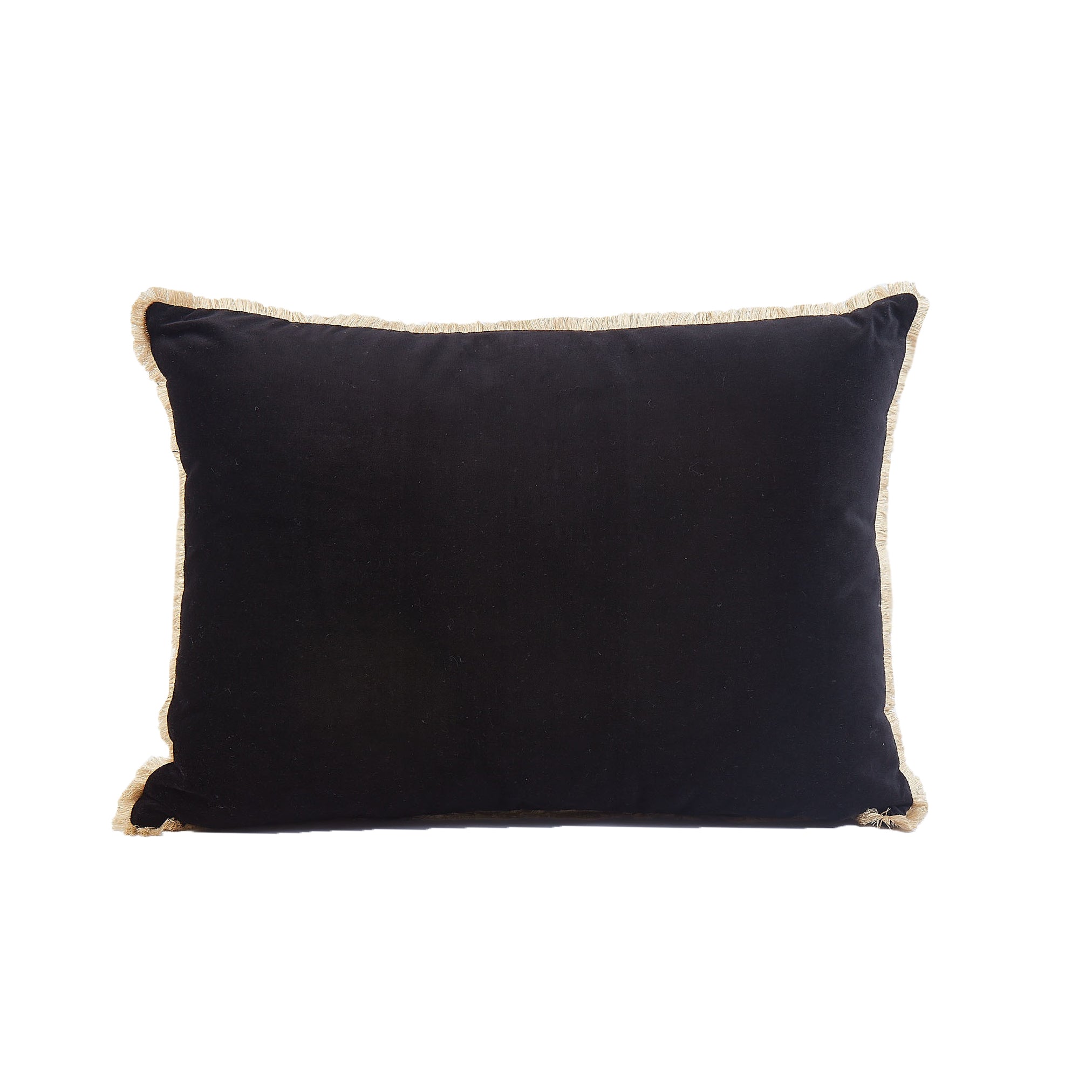 Luxury Black Velvet Pillow - Soft & Plush Decorative Throw Pillow for Sofa, Bed, Couch - Home Decor & Comfort Accessories