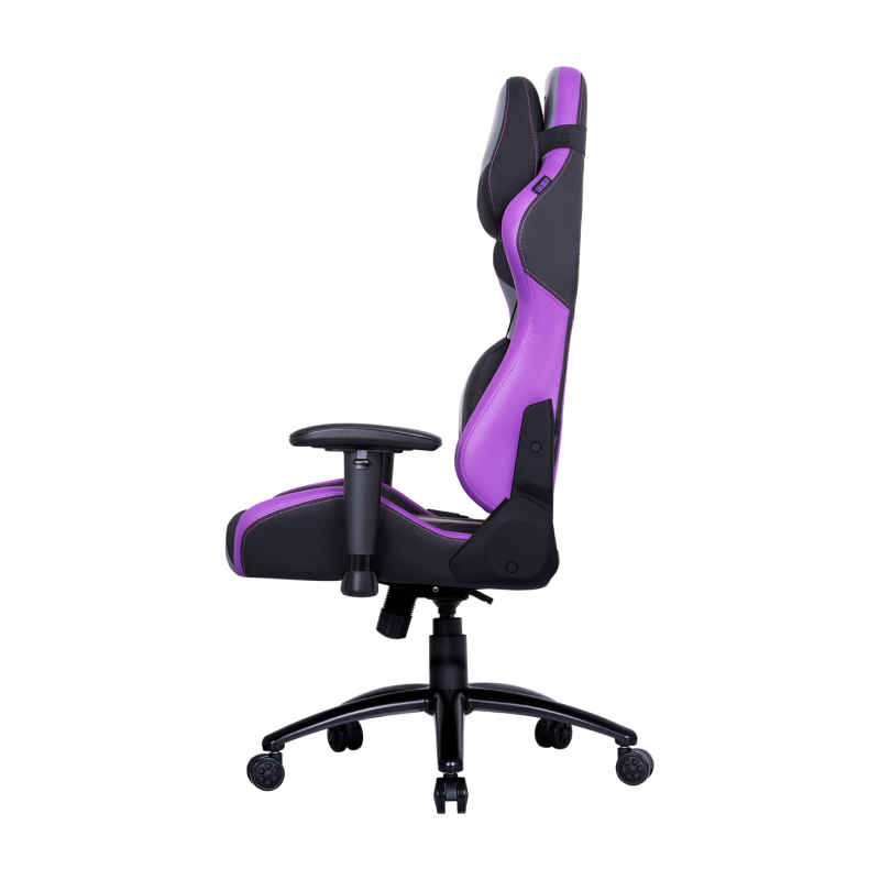 Cooler Master CMI GCR3 PR CM Caliber R3 Gaming Chair - Ergonomic Purple Office Chair with Lumbar Support for PC, Esports & Home Use (2-Year Warranty)