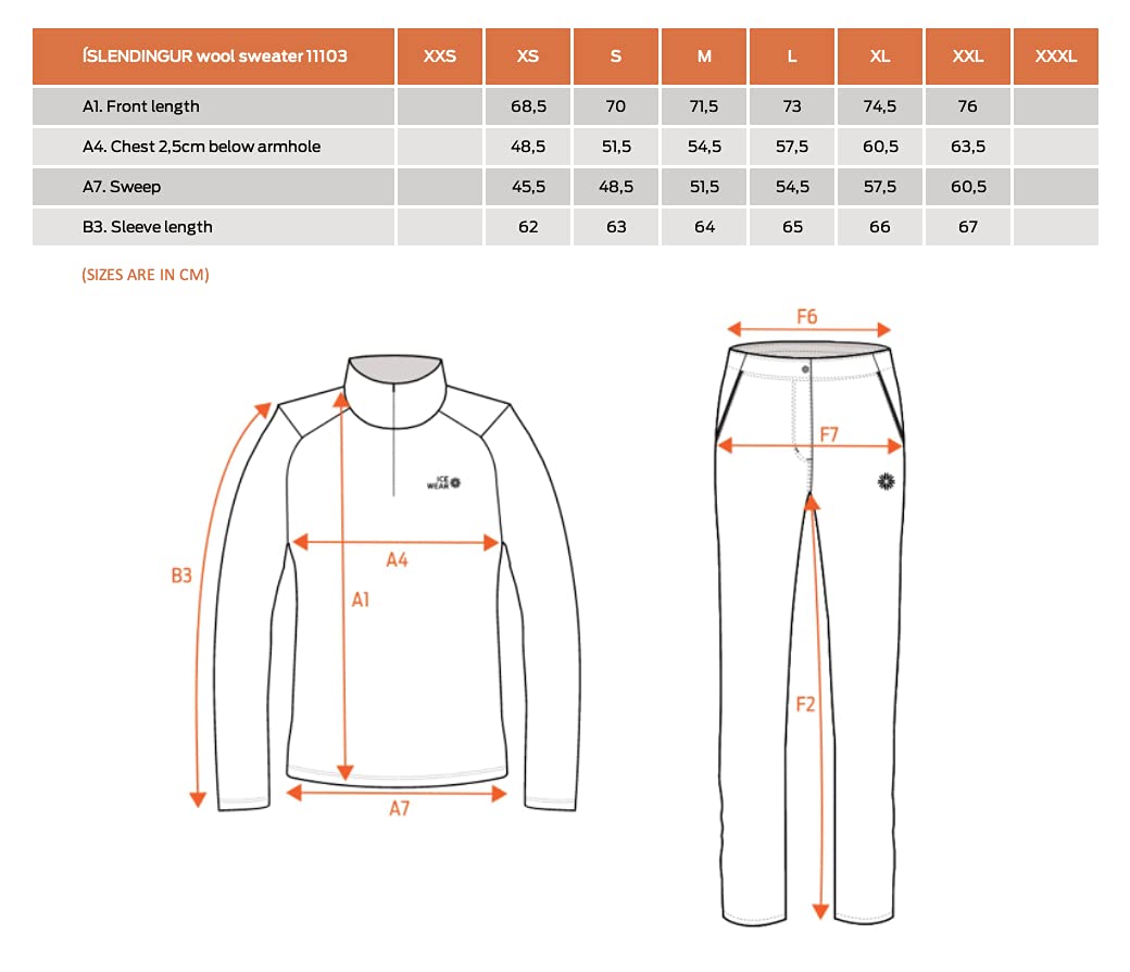 ICEWEAR Íslendingur Men's 100% Wool Knit Sweater - Long Sleeve Winter Pullover for Cold Weather, Outdoor Activities & Casual Wear