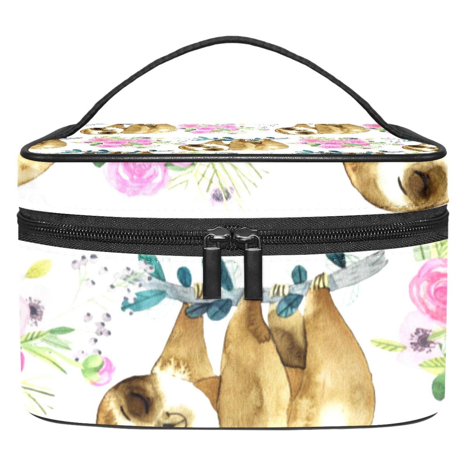 Waterproof Sloth Makeup Bag - Travel Cosmetic Organizer for Toiletries & Essentials