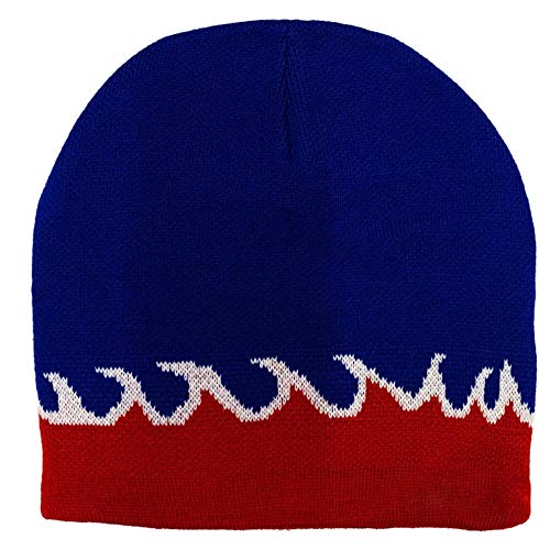 Blue / White & Red Waves