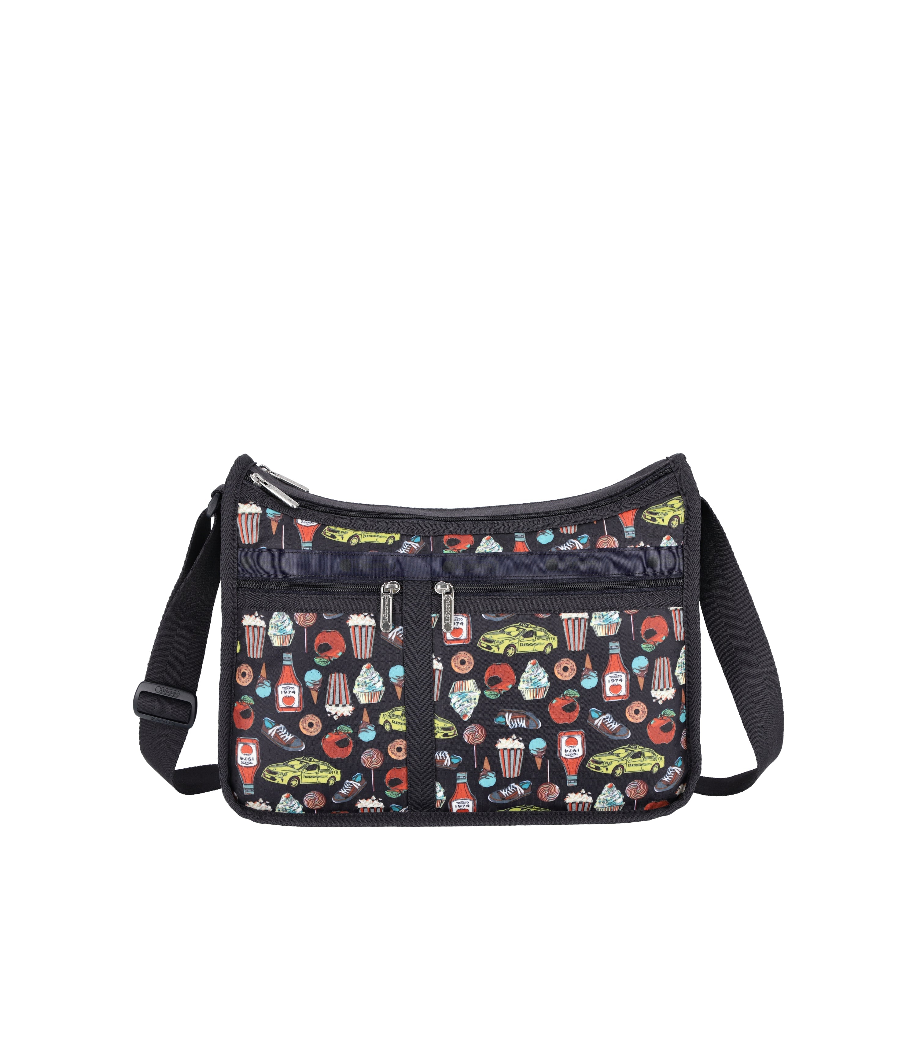 New York Icons Navy print