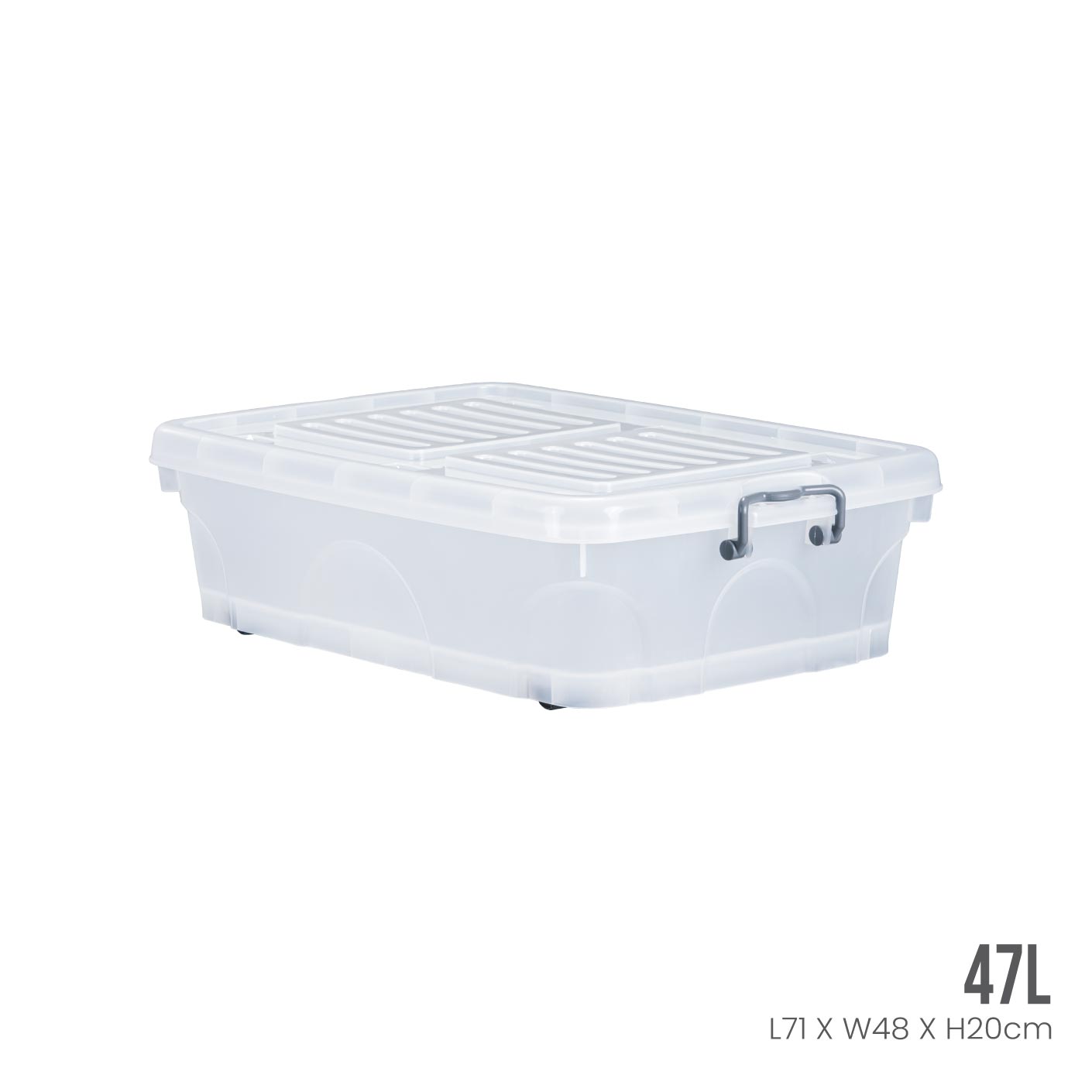 CUTEDY Storage Box with Wheels (9806) - Portable Organizer for Home, Office, and Garage Storage Solutions