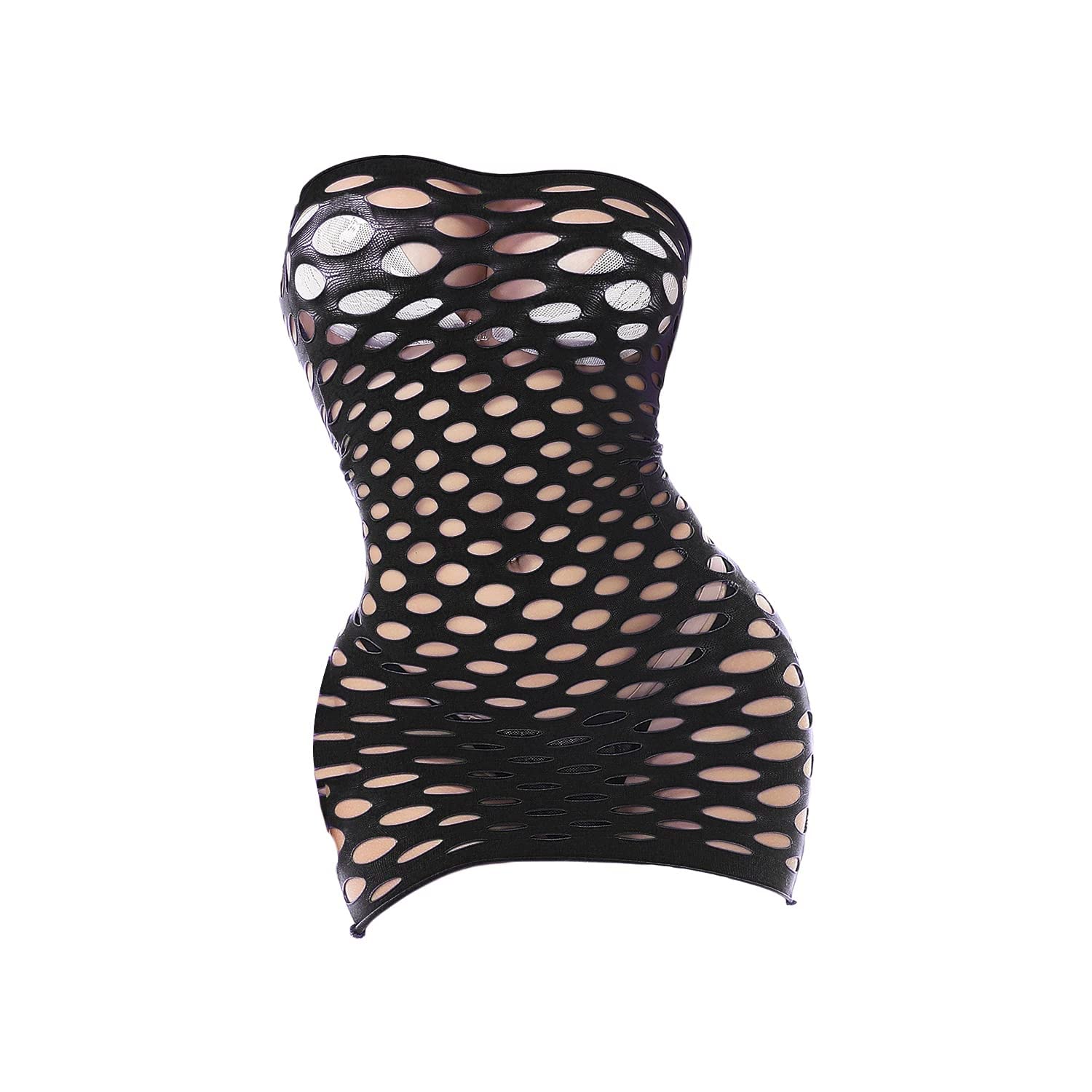Sexy Lingerie for Women - Hollow Out Nightdress, Fishnet Babydoll Bodysuit Dress, Sheer Mesh Temptation Lace Underwear | Perfect for Valentine's Day, Honeymoon & Romantic Nights