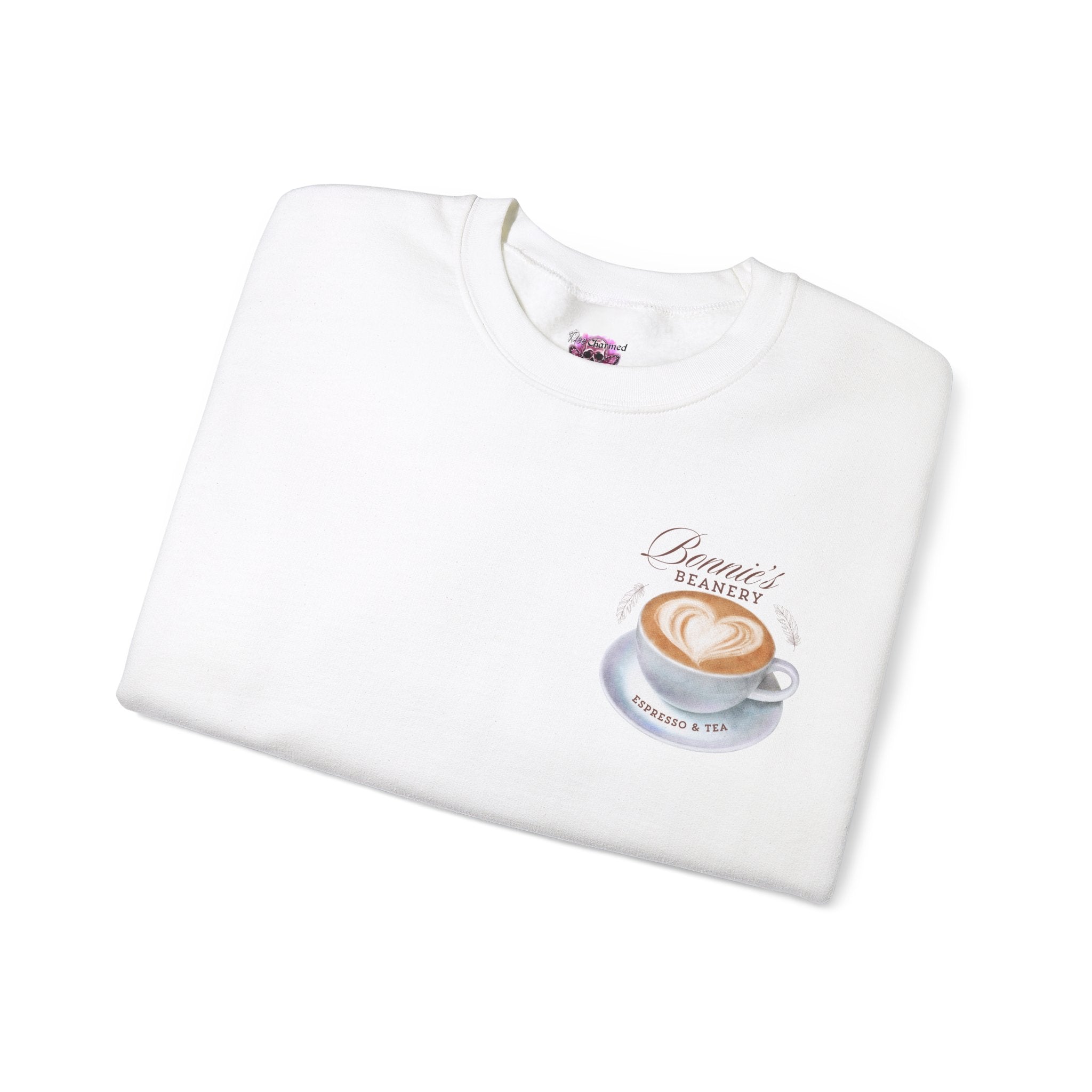 Bonnie's Beanery Women's Crewneck Sweatshirt - Cozy Casual Pullover for Everyday Wear, Coffee Lovers Gift, Lounge & Outfit Essential