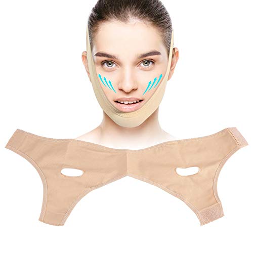Face Slimming Mask for Double Chin Reduction - V-Line Lifting & Firming Facial Bandage | Anti-Aging Moisturizing Chin Strap with Breathable Compression | Unisex Face Contouring Solution for Women & Men | Perfect for Daily Skincare, Yoga & Post-Surgery Recovery