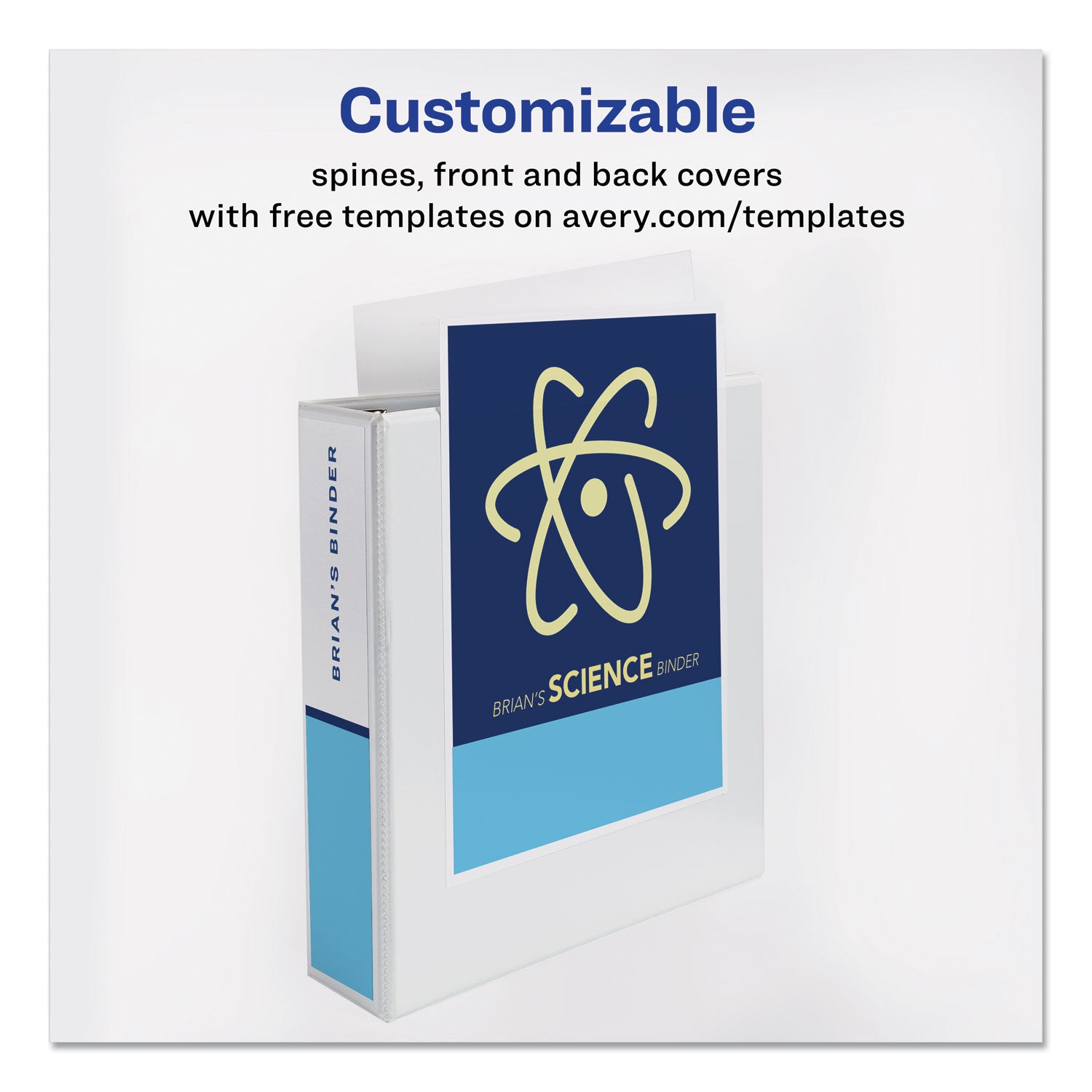 Avery® Durable 3-Ring Binder with DuraHinge™ Technology, 2
