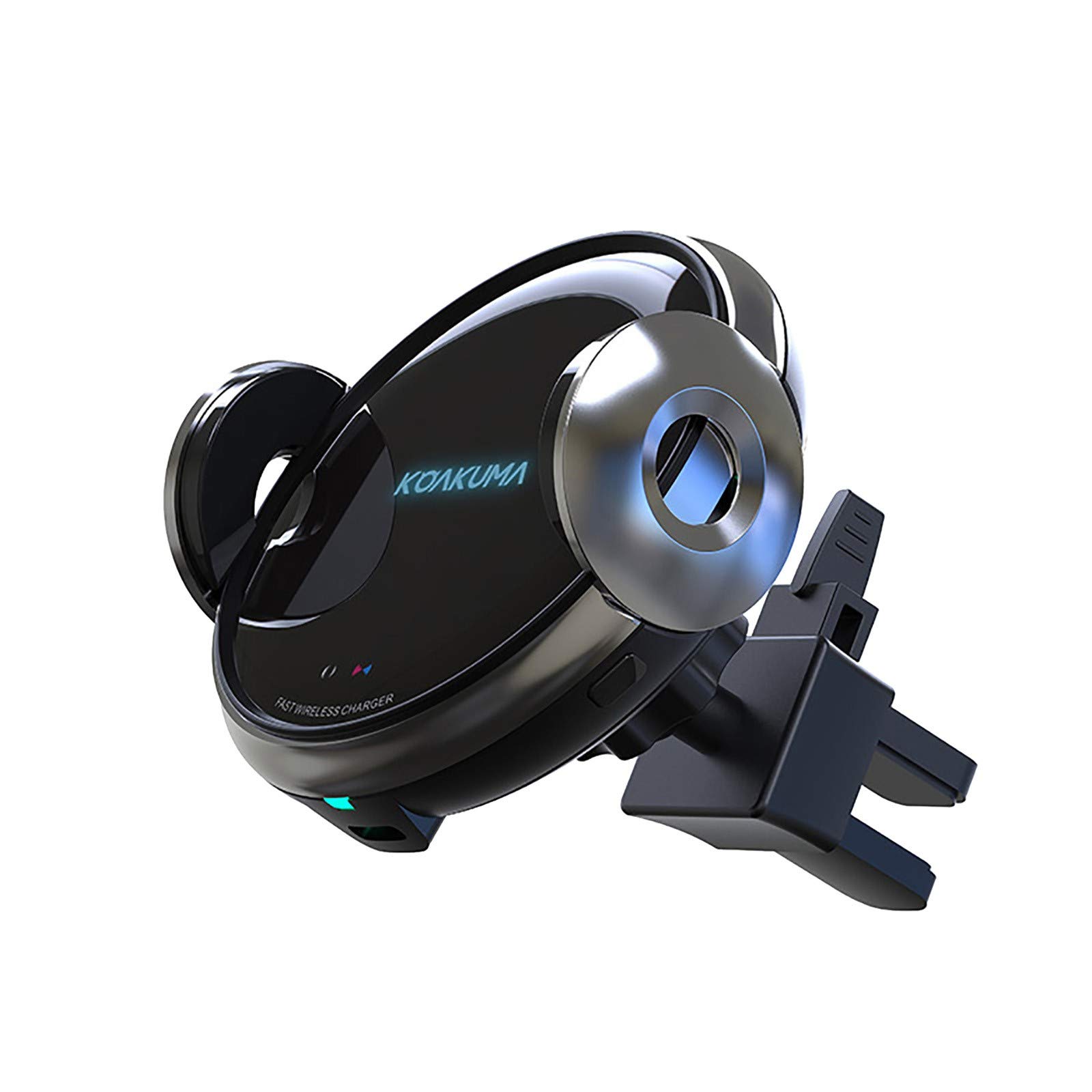 15W Wireless Fast Charging Car Phone Holder - Auto Clamping Smart Sensor Mount for iPhone & Android | Perfect for Commuting, Road Trips & GPS Navigation