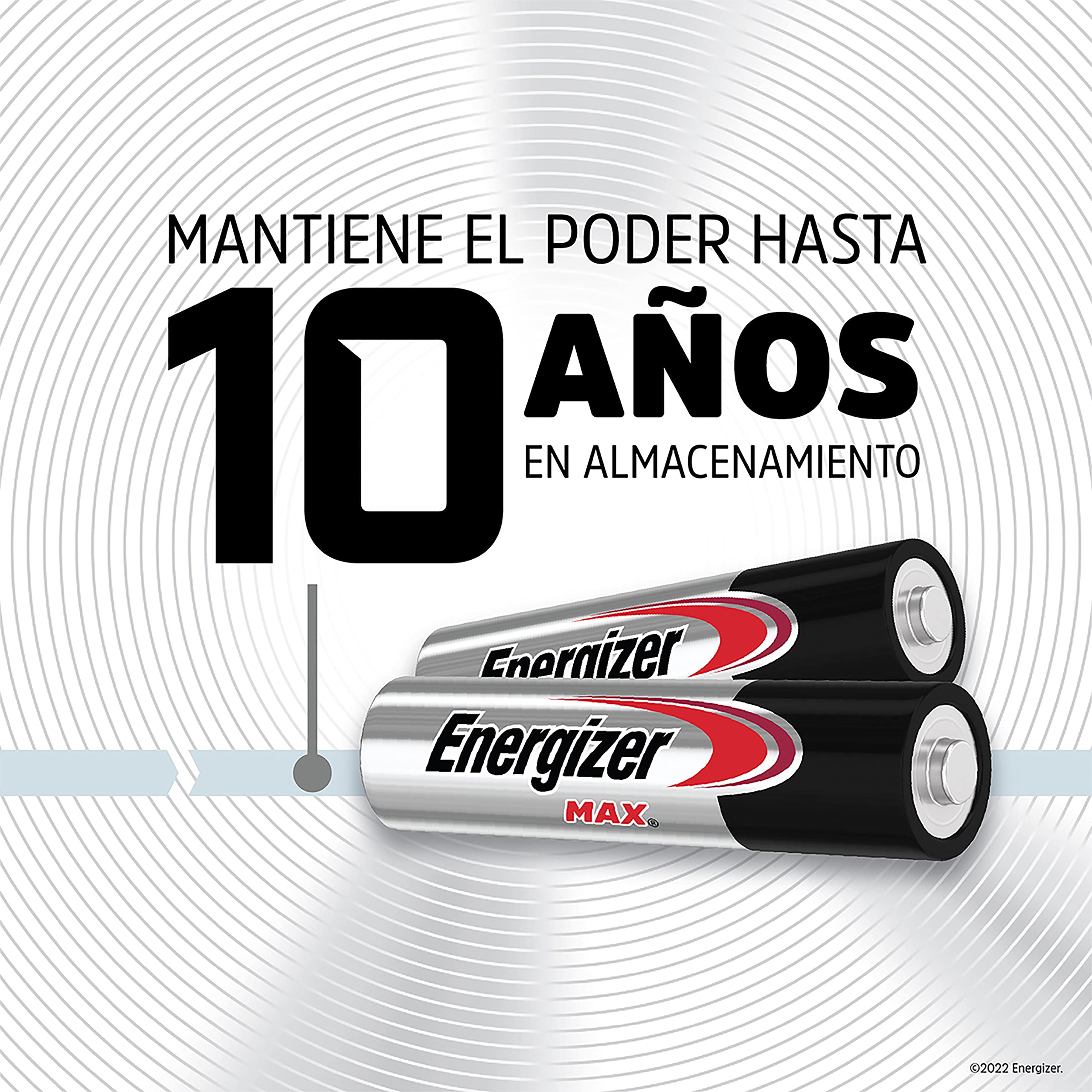 Energizer Max AAA Batteries (6-Pack) - Long-Lasting Triple A Alkaline Batteries for Toys, Cameras, Flashlights & Electronics - Best for High-Drain Devices