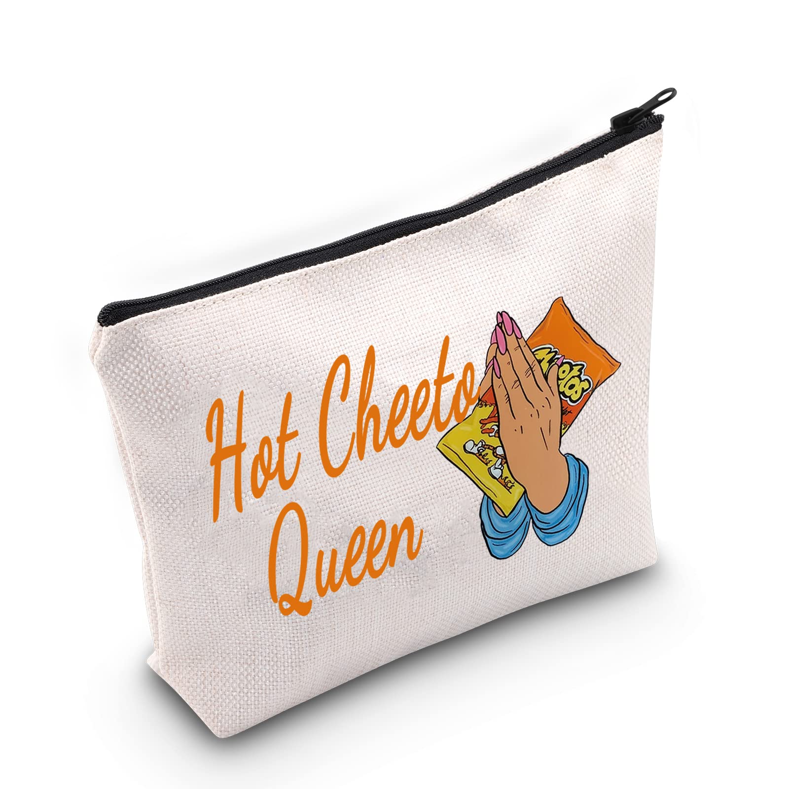 Premium Corncob Makeup Pouch - Eco-Friendly Cosmetic Bag for Food Fans & Hot Queen Lovers - Perfect Gift for Friends & Family - Ideal for Travel, Gym & Daily Storage