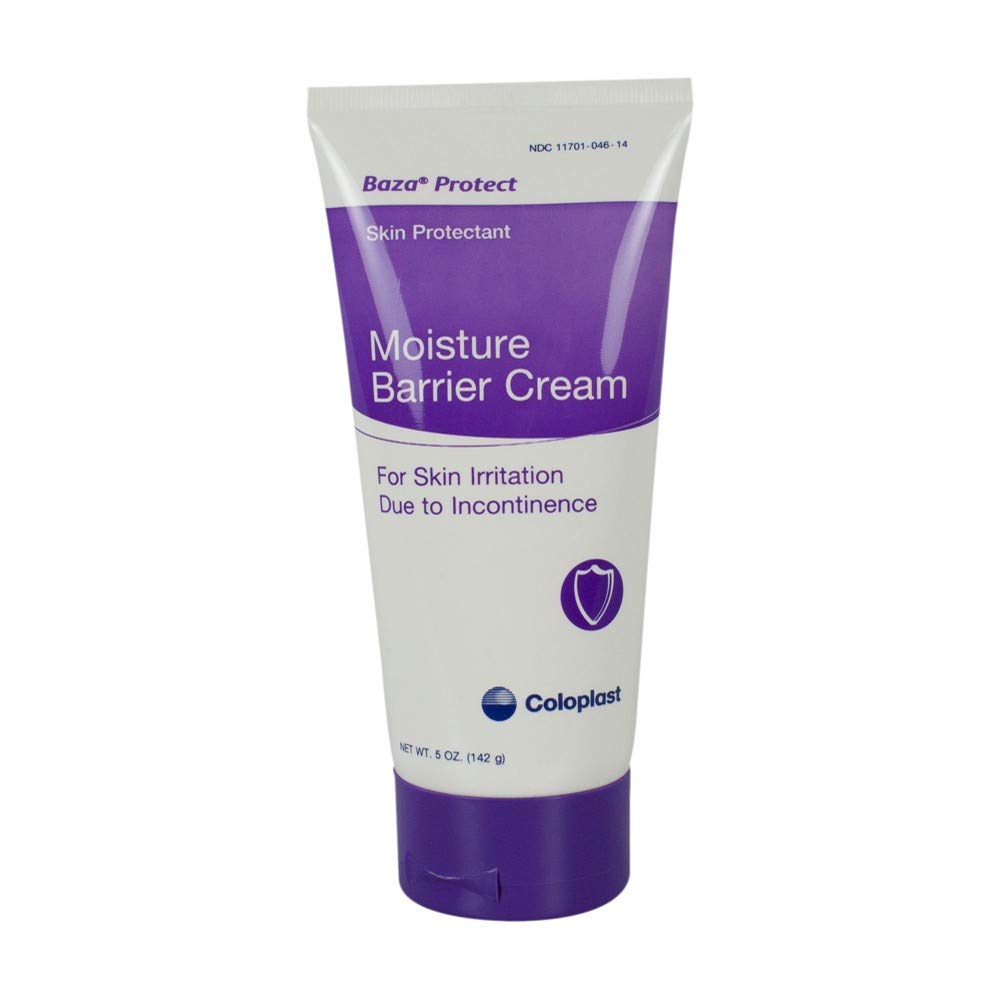 Coloplast Baza Protect Skin Protectant Moisture Barrier Cream - 5 oz (Pack of 12) | Dermatologist Recommended for Incontinence & Irritated Skin | Ideal for Daily Care & Post-Surgical Protection