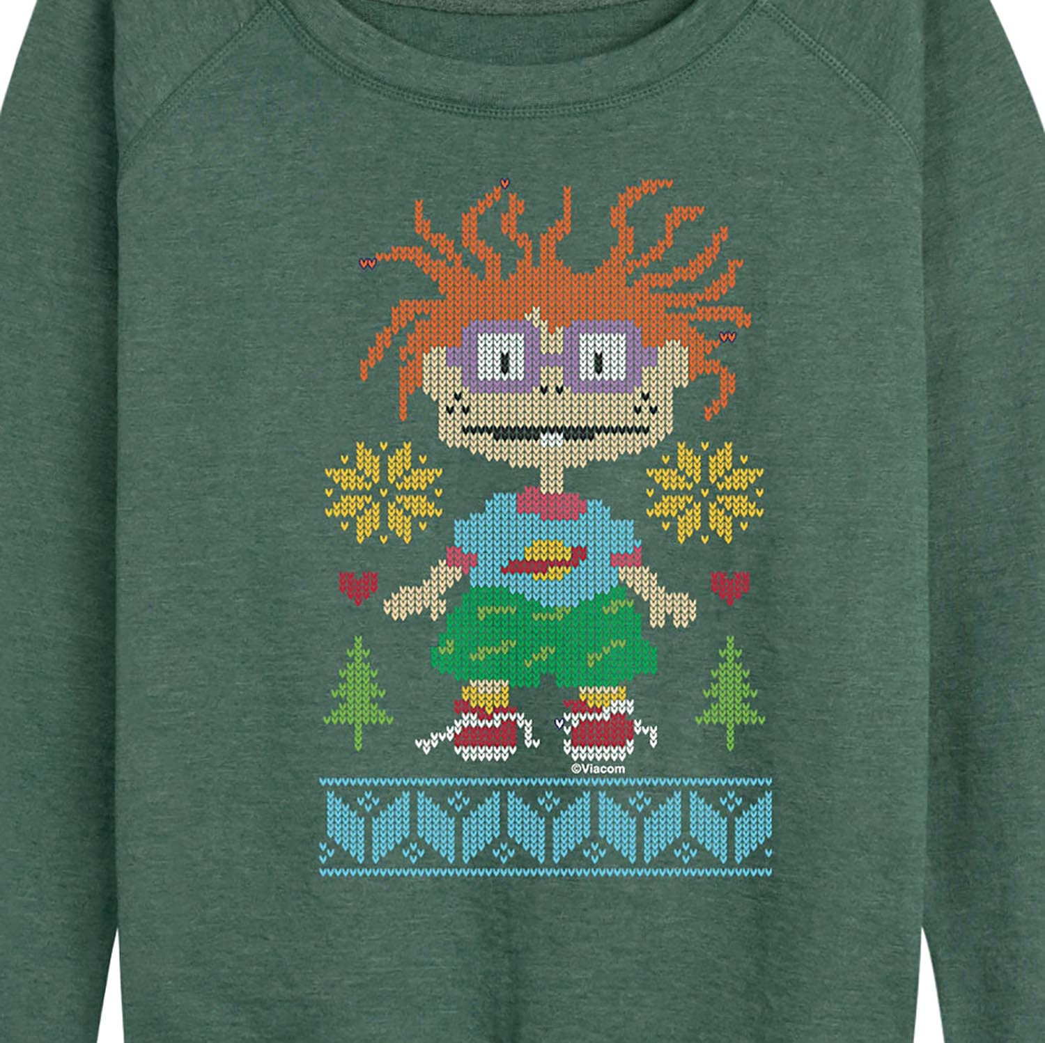 HYBRID APPAREL Rugrats Women's Christmas Holiday Fleece Pullover Sweatshirt | Cozy Winter Fleece Top for Holiday Parties, Gift Giving & Casual Outfits
