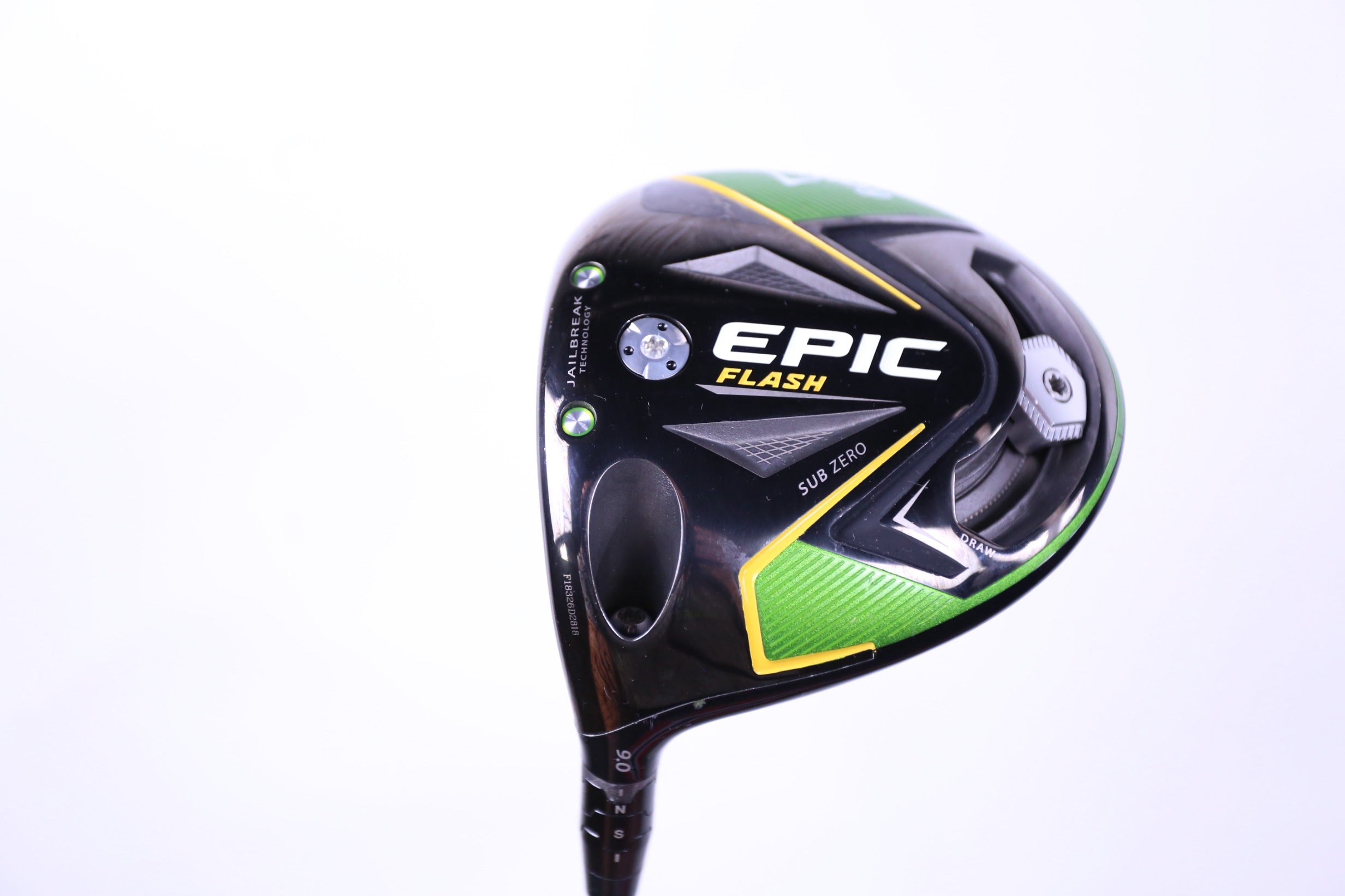 Used Callaway Epic Flash Sub Zero Driver 9° Extra Stiff Flex Left Handed - Mitsubishi MMT 304SS Shaft for Golfers | Perfect for Long Drives & Tournament Play