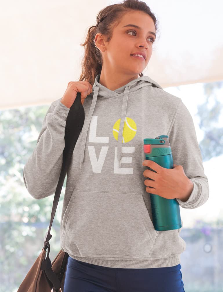 Women's Tennis Sweatshirt Hoodie - Cute Novelty Gift for Players, Coaches & Fans | Perfect for Matches, Training & Casual Wear