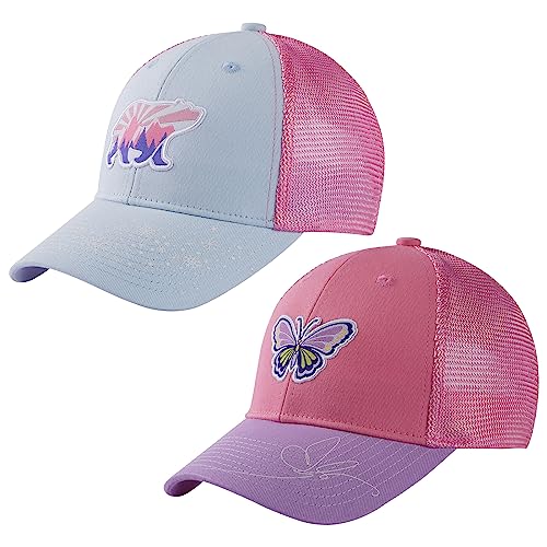 Ice Blue and Pink, Coral Pink and Purple