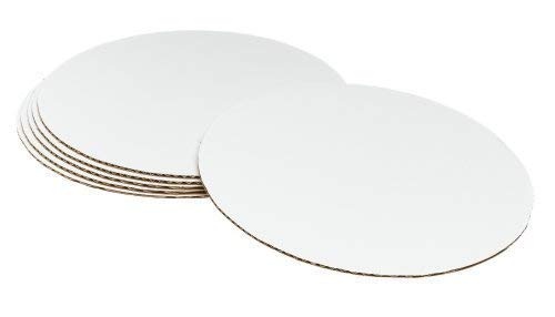 50 Pack 6 Inch Round Cake Boards - Thick Cardboard Cake Circles for Baking, Pizza & Dessert Displays - Perfect for Home Baking, Party Decorations & Professional Cake Decorating