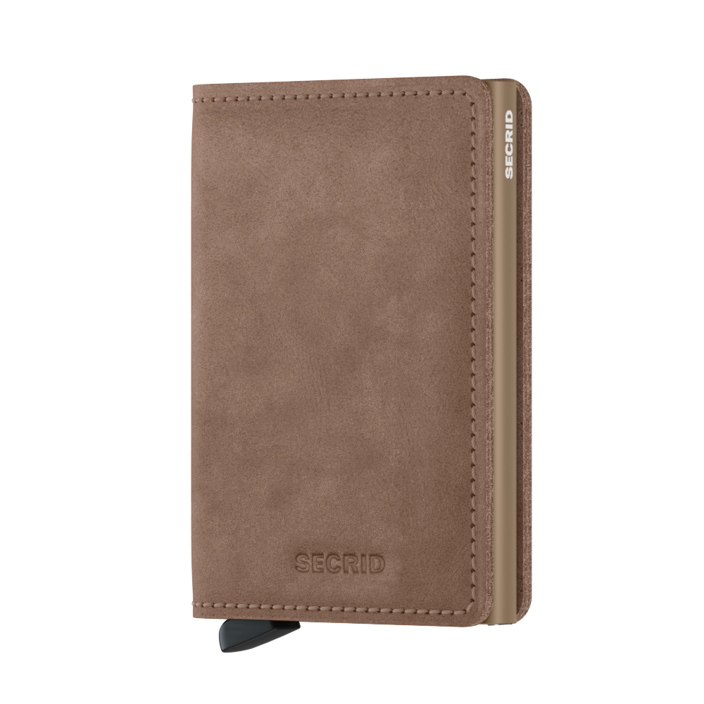 SECRID Slimwallet Vintage - RFID Blocking Leather Wallet for Men & Women | Compact & Stylish Card Holder for Everyday Use, Travel & Business