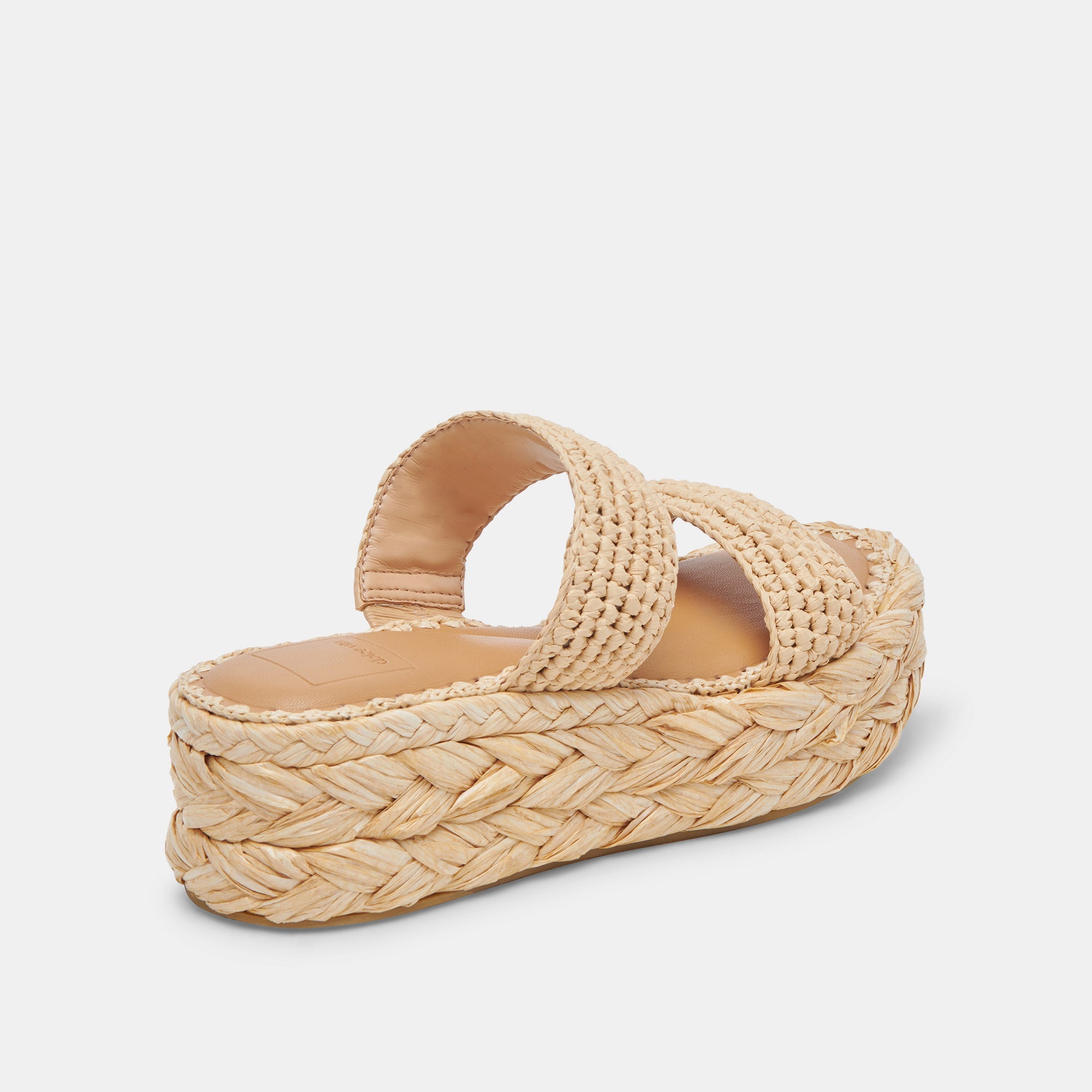 CORLA Women's Natural Raffia Sandals - Lightweight Comfortable Summer Beach Sandals for Women | Perfect for Vacation, Poolside, and Casual Outings