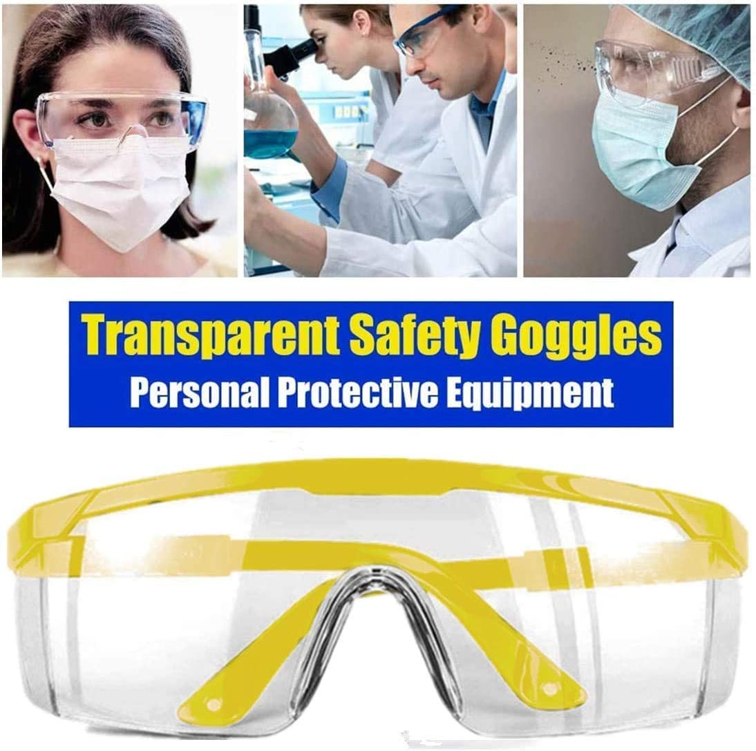 Mozeeda 5-Pack Safety Glasses - Clear Anti-Fog UV400 Protection Goggles with Adjustable Temples | ANSI Z87.1 Certified Scratch-Resistant Eyewear for Men & Women | Ideal for Industrial Work, Construction, and DIY Projects