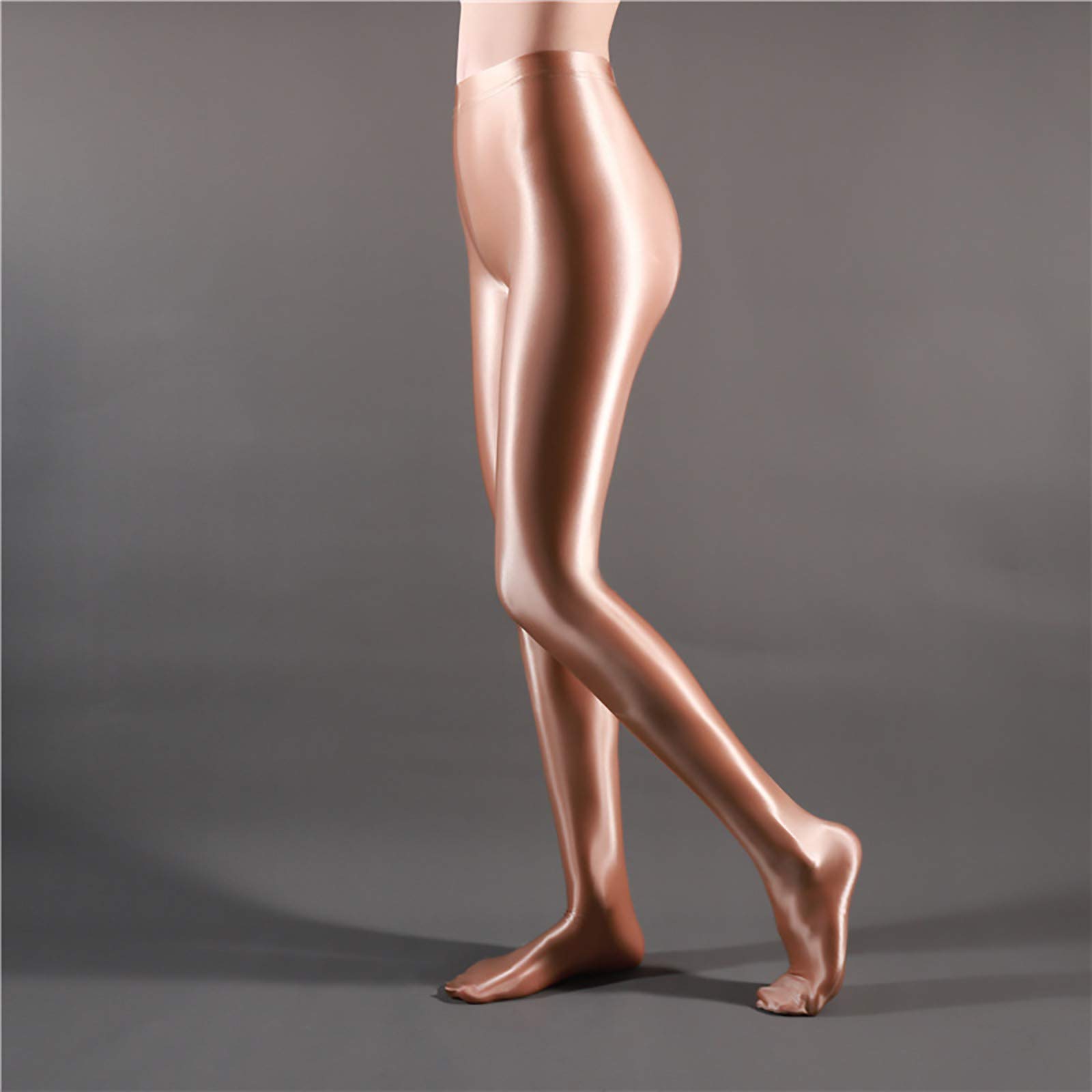 Women's 100D High Gloss Shiny Leggings - Yoga Pants for Gym, Workout & Fitness - Stretchy Sports Trousers for Running, Dance & Everyday Wear