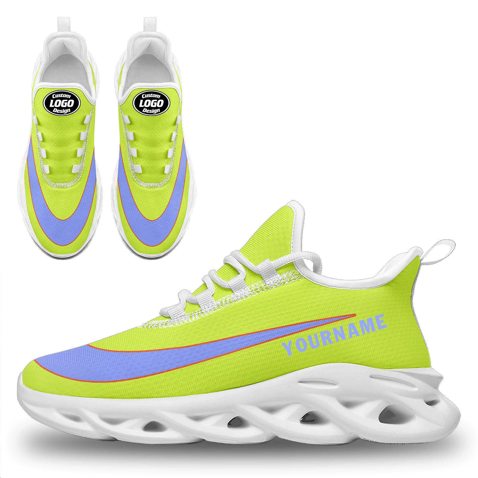 Custom Maxsoul Personalized Sneakers - Breathable Lightweight Running Shoes for Men & Women | Gym Workout, Jogging, Casual Wear (Style: FN003 E020109, Size 16)