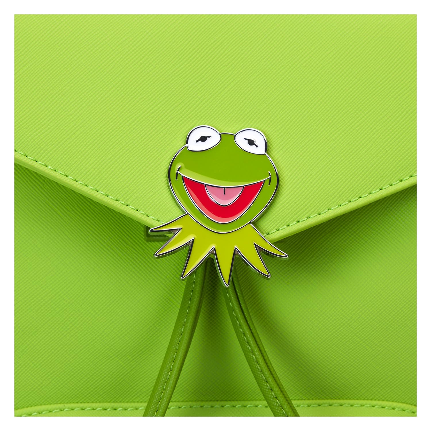 Disney The Muppets Kermit The Frog Mini Backpack by Loungefly - Cute Small Crossbody Bag for Women, Girls, Disney Fans - Perfect for Theme Parks, Travel, School & Everyday Use