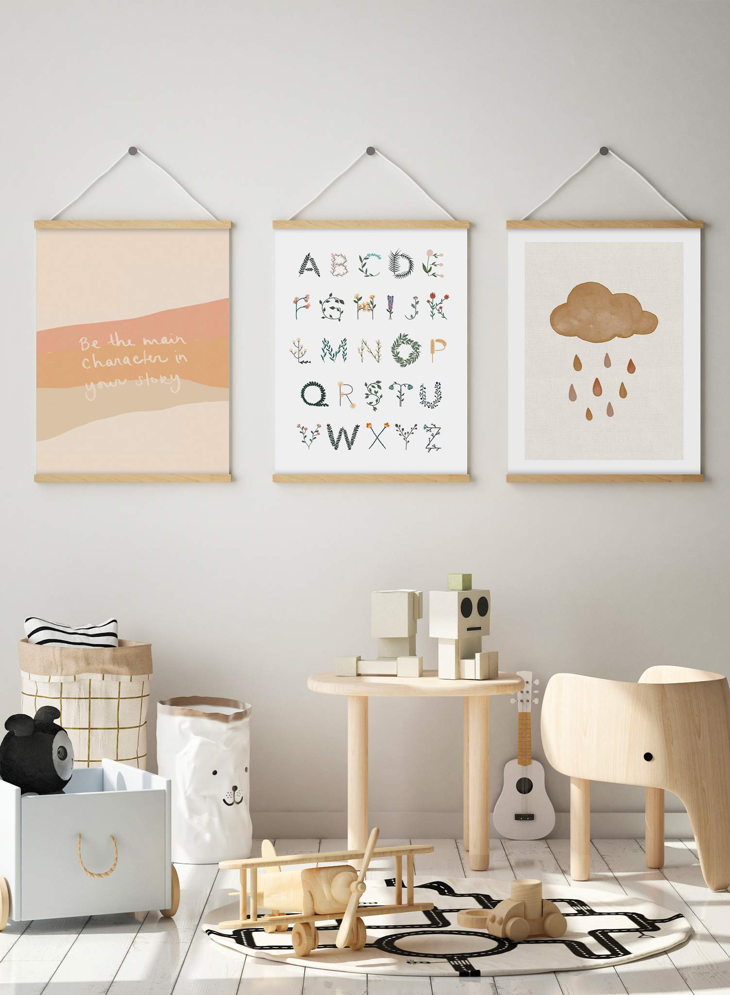 Main Character Poster - Motivational Wall Art for Home & Office Decor - Perfect for Living Room, Bedroom, or Workspace Inspiration