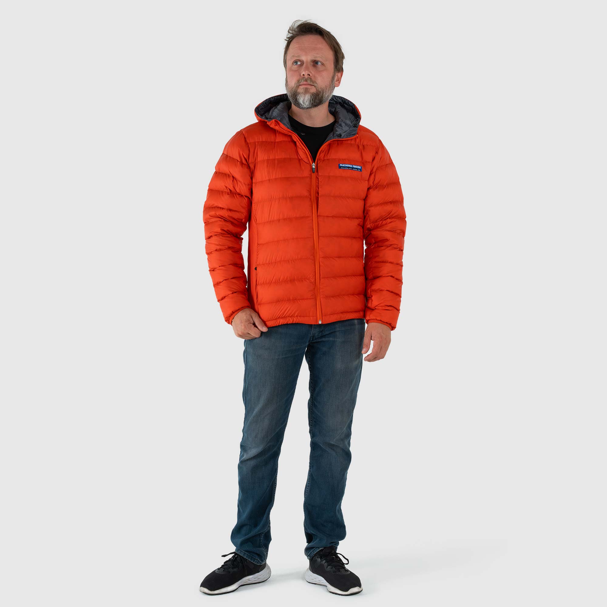 EOS Men's Lightweight Waterproof Down Jacket - Warm Winter Coat for Outdoor Activities, Hiking, Skiing & Travel