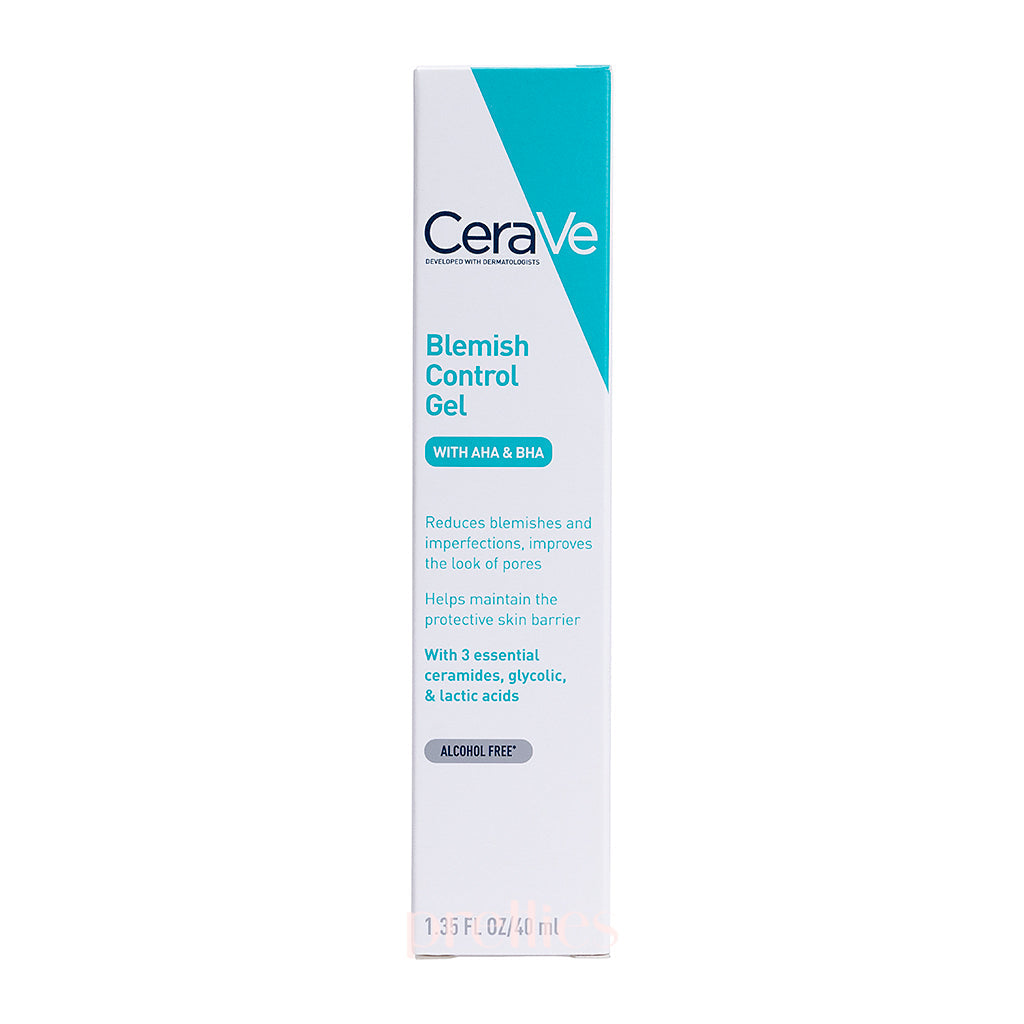 CeraVe Blemish Control Gel Moisturizer 40ml - Oil-Free Acne Treatment with Salicylic Acid & Niacinamide for Clear Skin | Daily Face Moisturizer for Oily & Acne-Prone Skin | Perfect for Morning & Night Skincare Routine