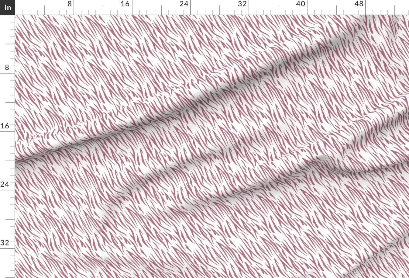 Tiger Stripes Dark Mauve Woodland Animals Nursery Fabric - Safari Zoo Printed Upholstery Velvet by The Yard for Home Decor, Furniture & Apparel | Perfect for Nursery Curtains, Throw Pillows & DIY Crafts