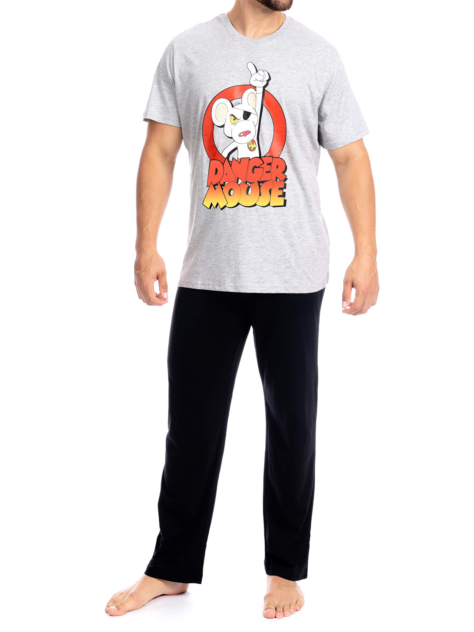 Danger Mouse Men's Pajamas - Soft Cotton Sleepwear for Men | Cozy Lounge & Sleepwear for Home Relaxation