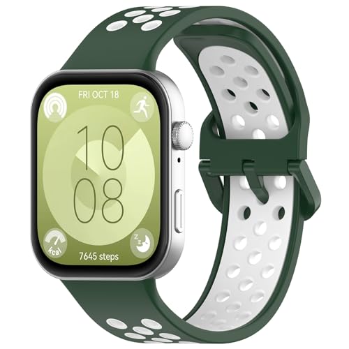 Dark Green/White