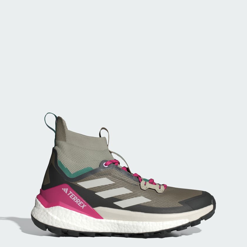 Adidas Men's Terrex Free Hiker 2.0 Hiking Shoes - Trace Cargo/Talc/Magenta Color | Waterproof Outdoor Trail Running Shoes for Men | Perfect for Mountain Climbing & Adventure Travel